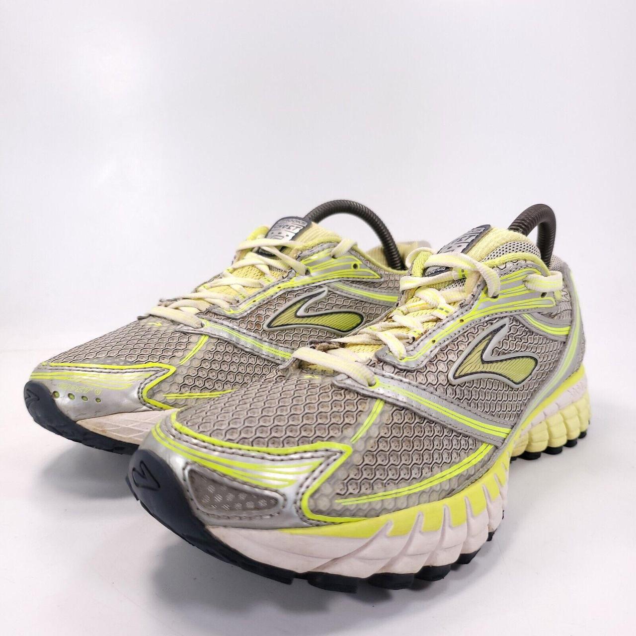 Brooks Ghost 6 Running Training Shoes Yellow White