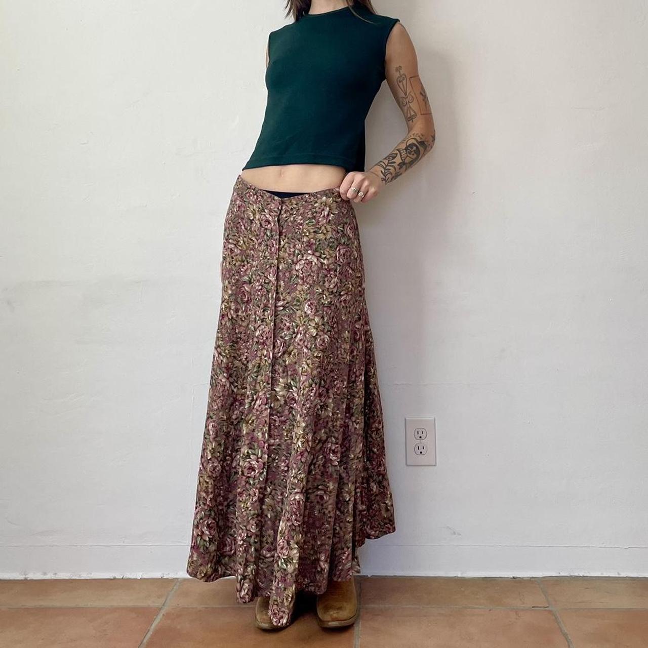 Express floral maxi outlet skirt