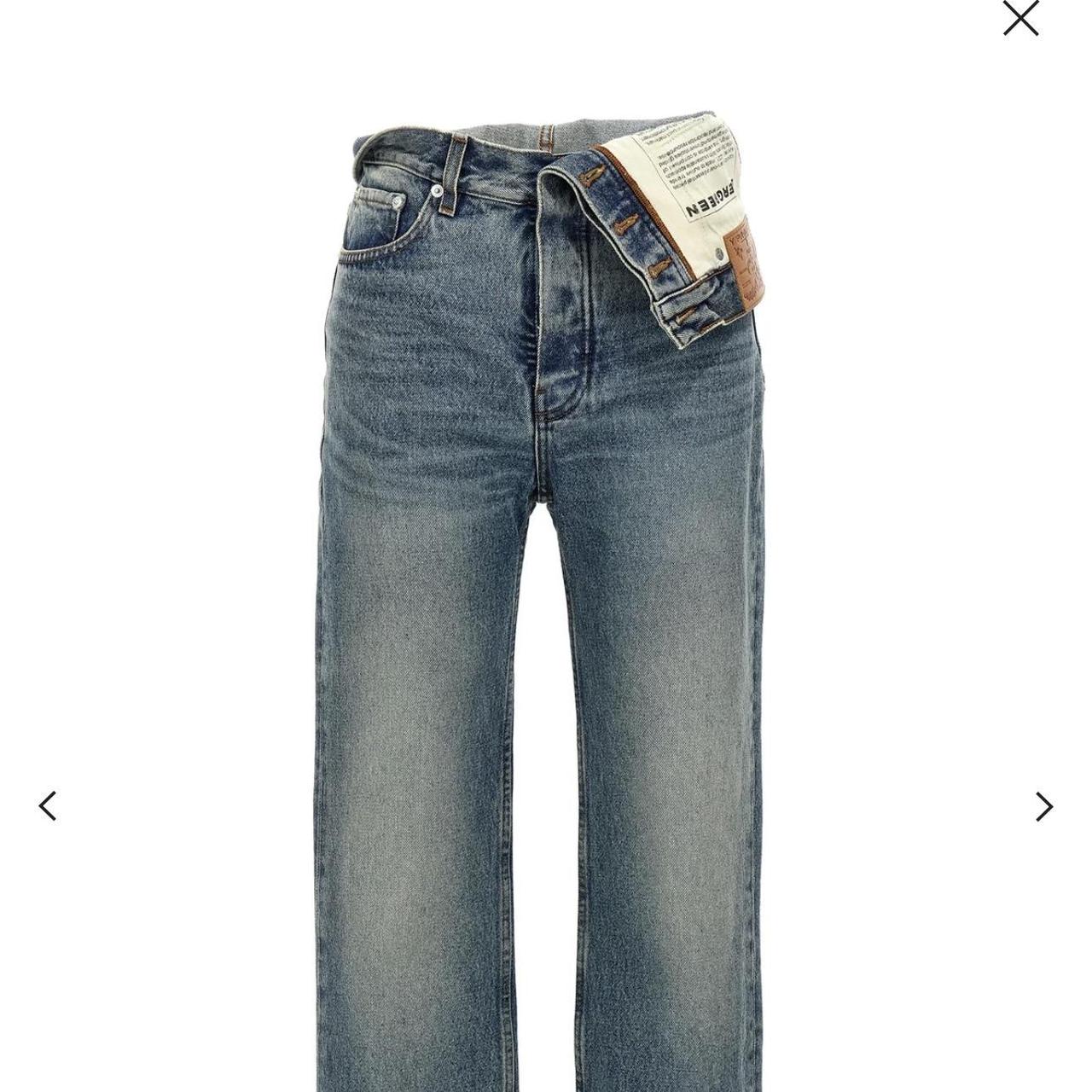 yproject flip over jeans size