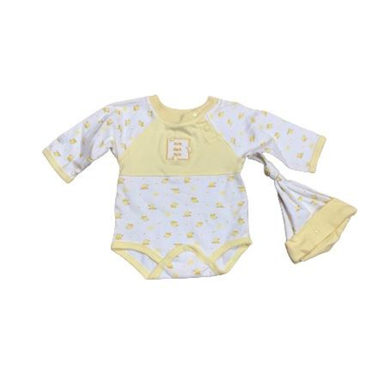 bon bebe Yellow and White Pajamas