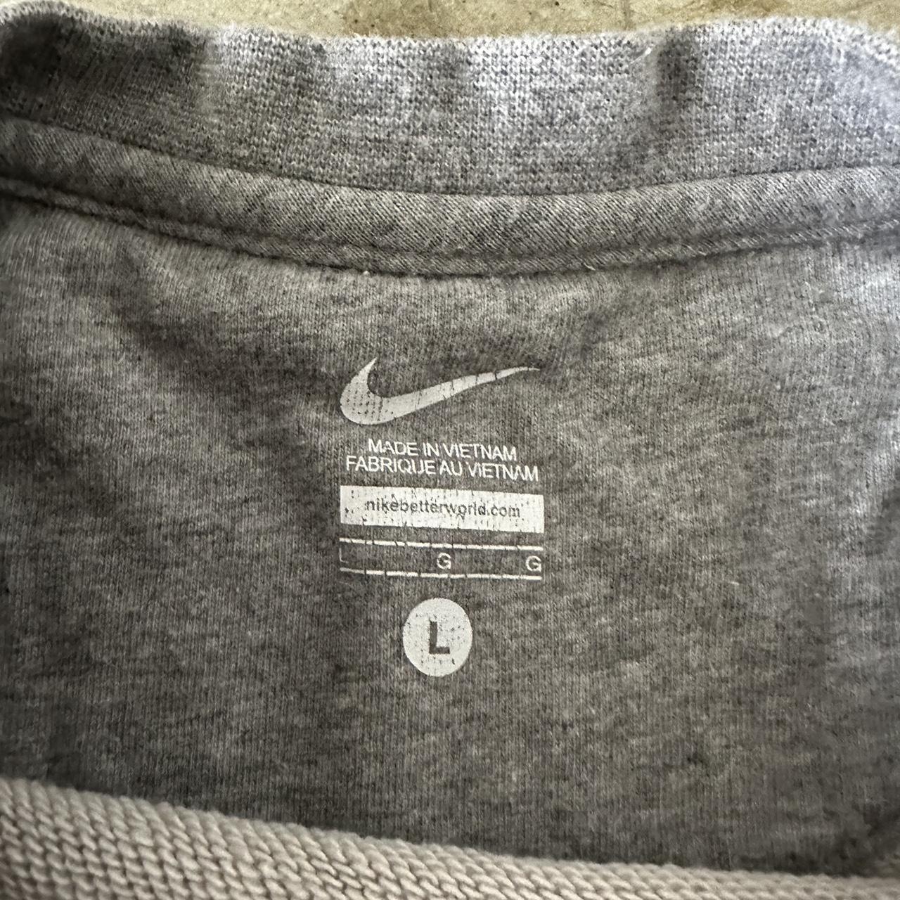 Nike Women's Grey and Blue Sweatshirt (3)