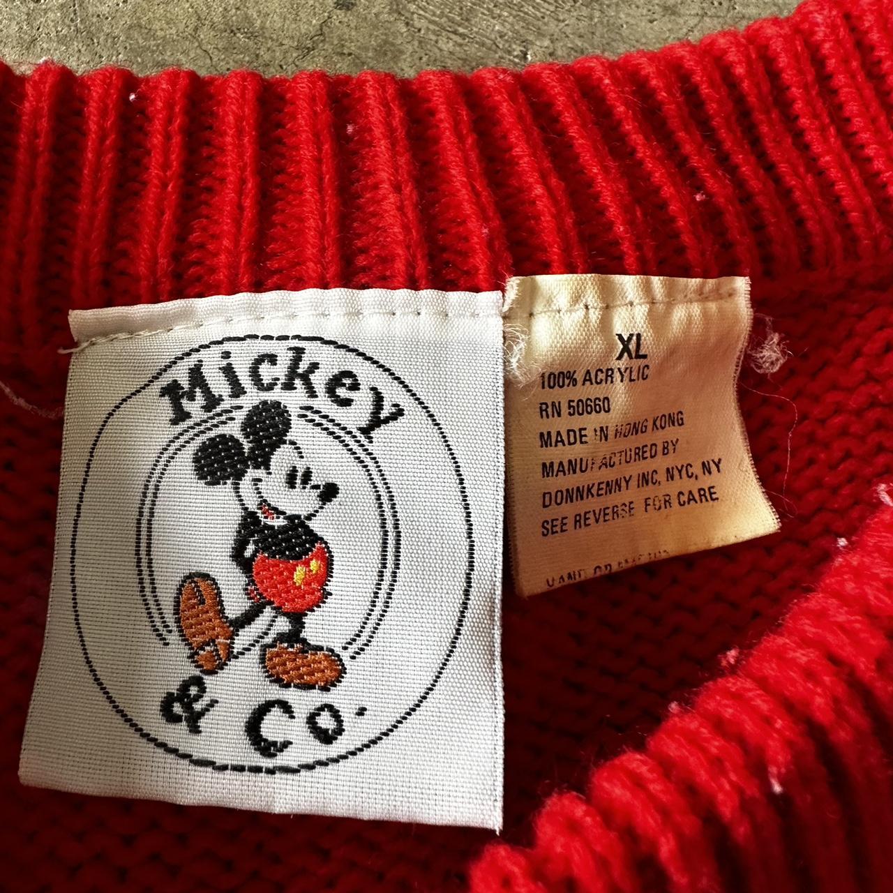 Mickey & Co. Men's Red And Black Jumper 