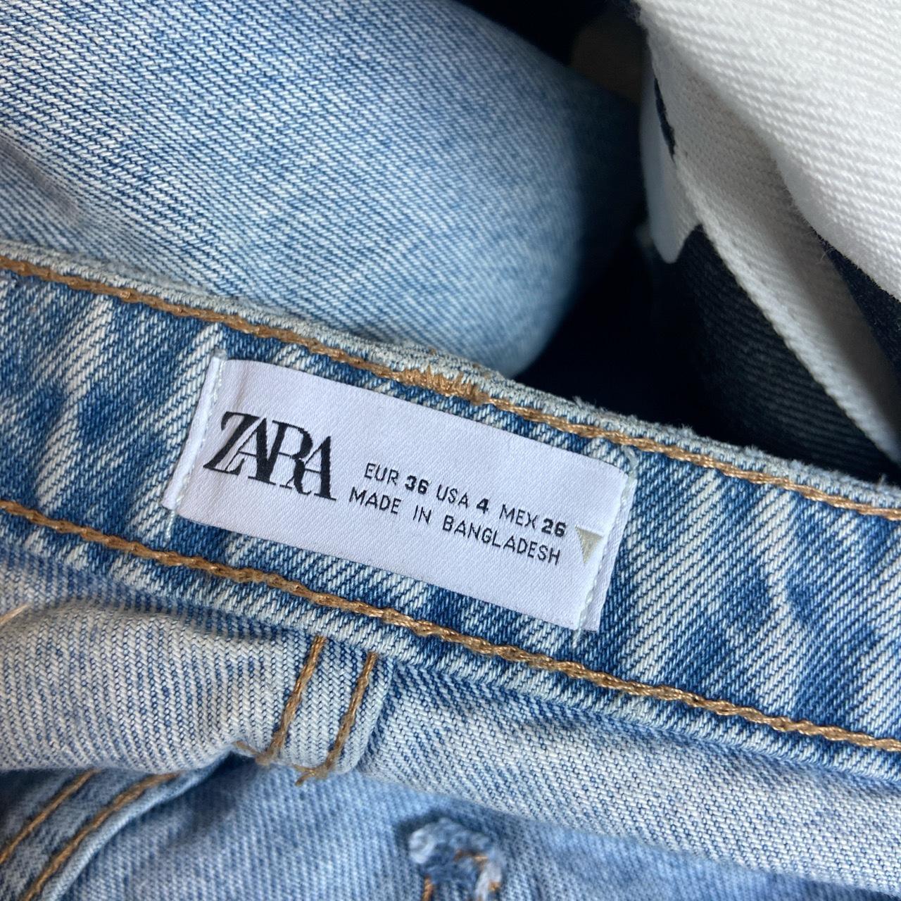 mid rise light wash zara jeans perfect for back to... Depop