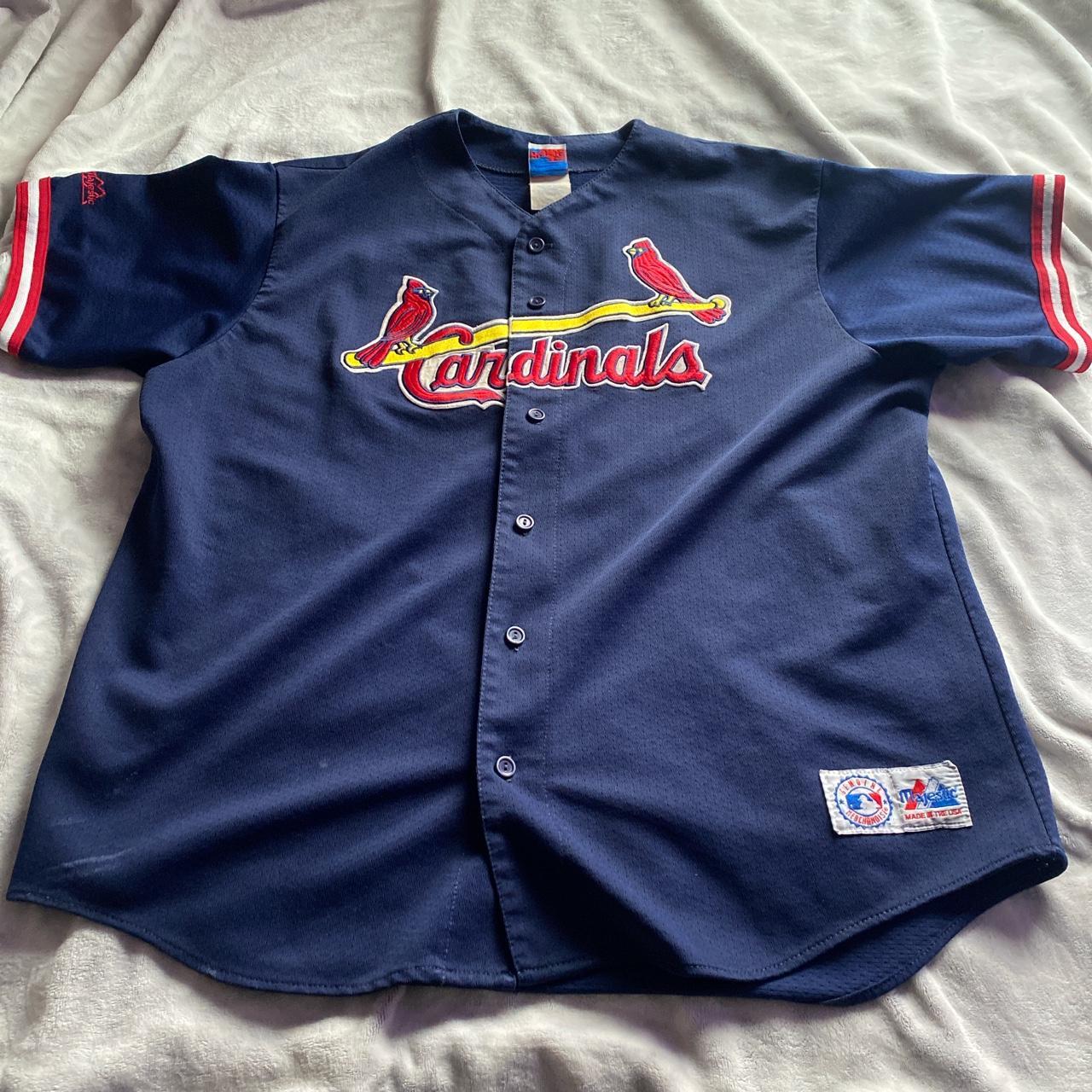 Vintage Cardinals Athletic Majestic Cardinals Baseball Jersey 