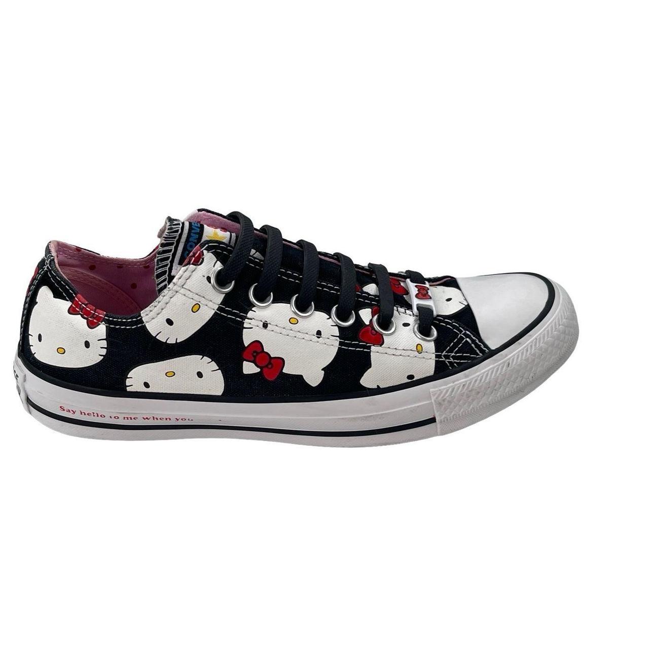 【 NEW Hello Kitty x Chuck Taylor All popular Star Canvas Ox 'Black' 】