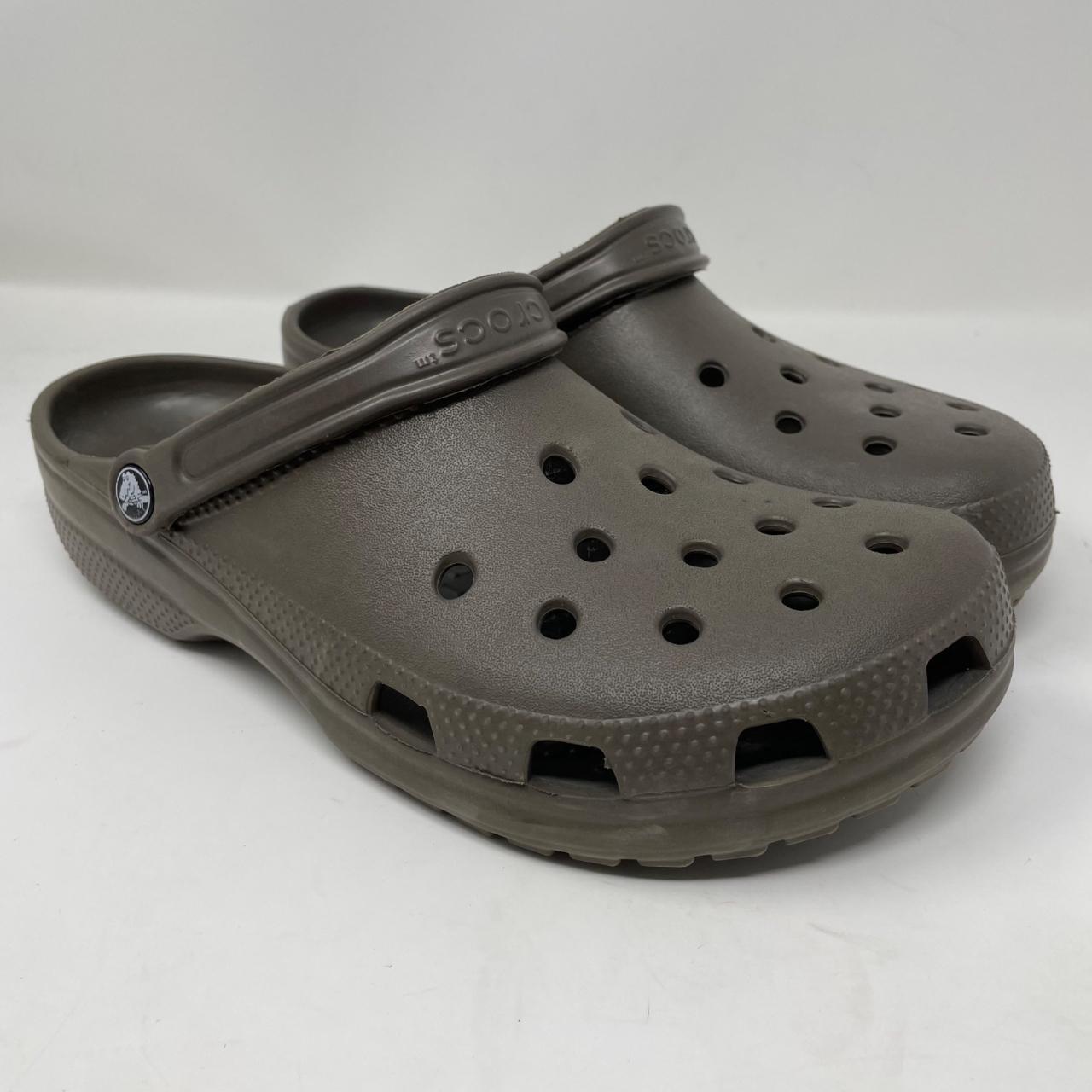 Crocs Classic Clogs Men’s. Size 12. Shade of brown.... - Depop