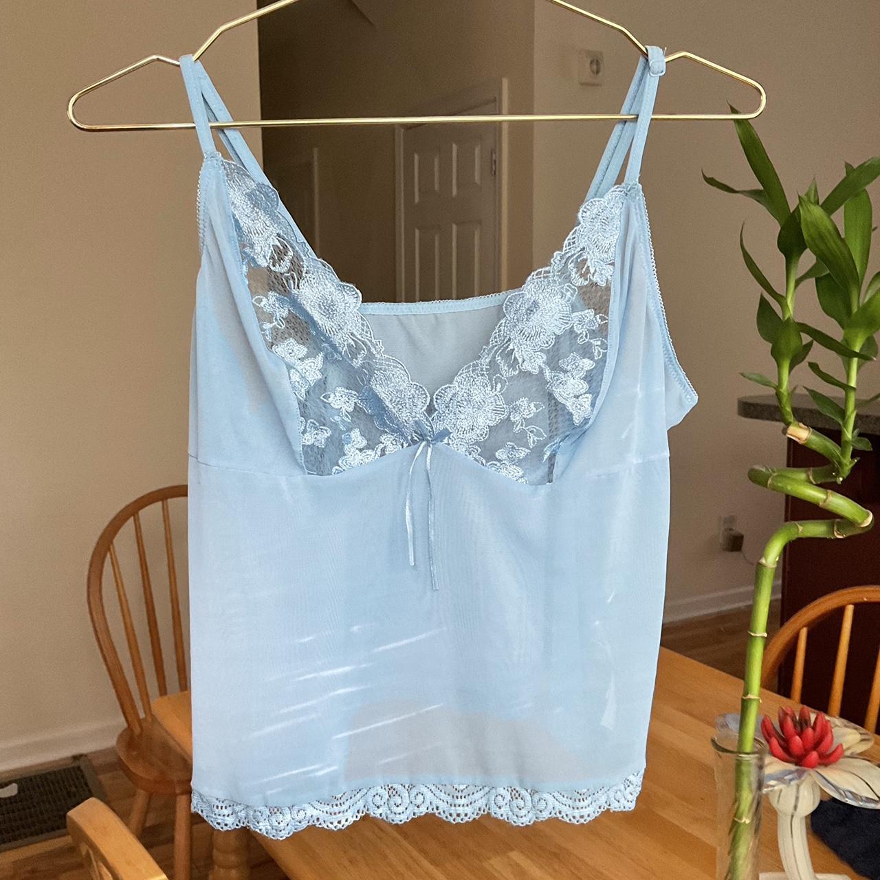 Women's Blue Vest Depop