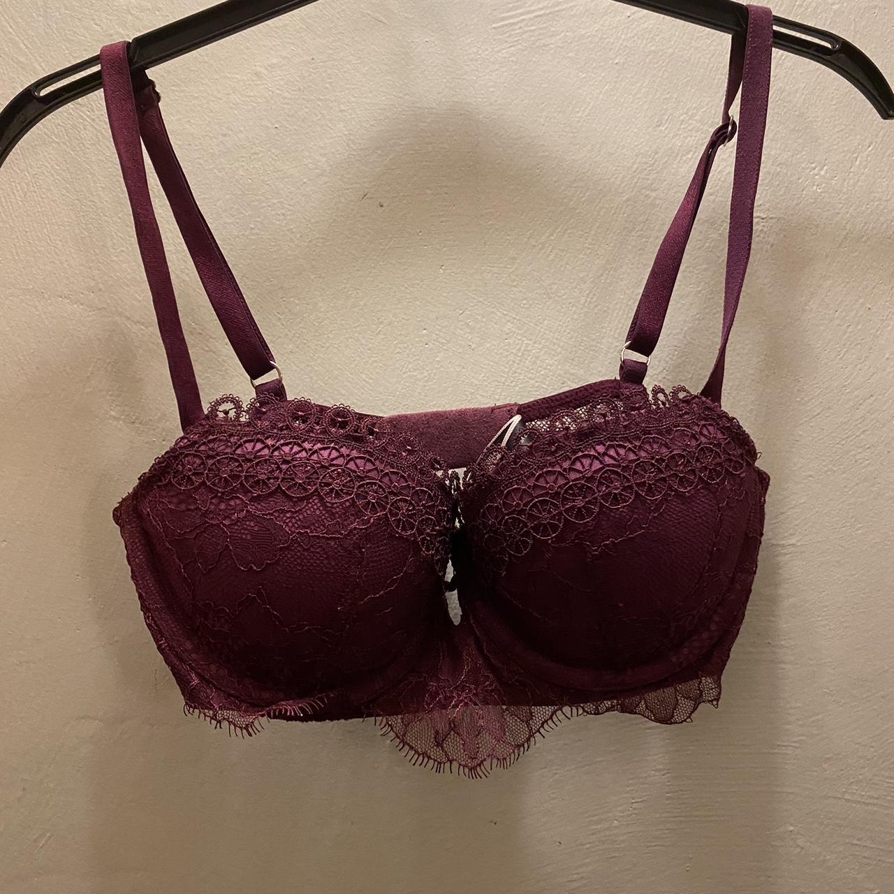 Victorias Secret Womens Purple Bra Depop 