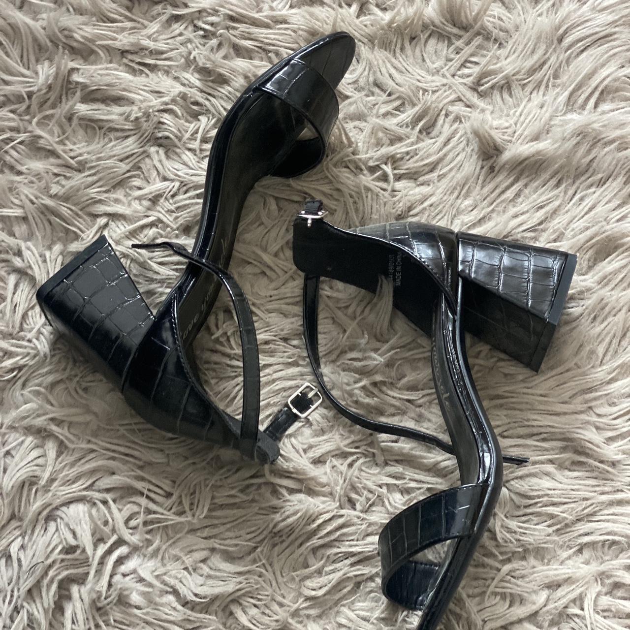 Black Heels. U.K. 4. Pretty Little Thing. #.... - Depop