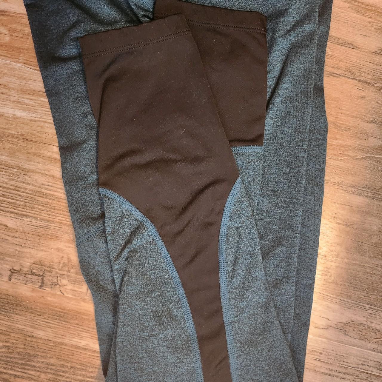 Blue activewear leggings by Eddie Bauer, size - Depop