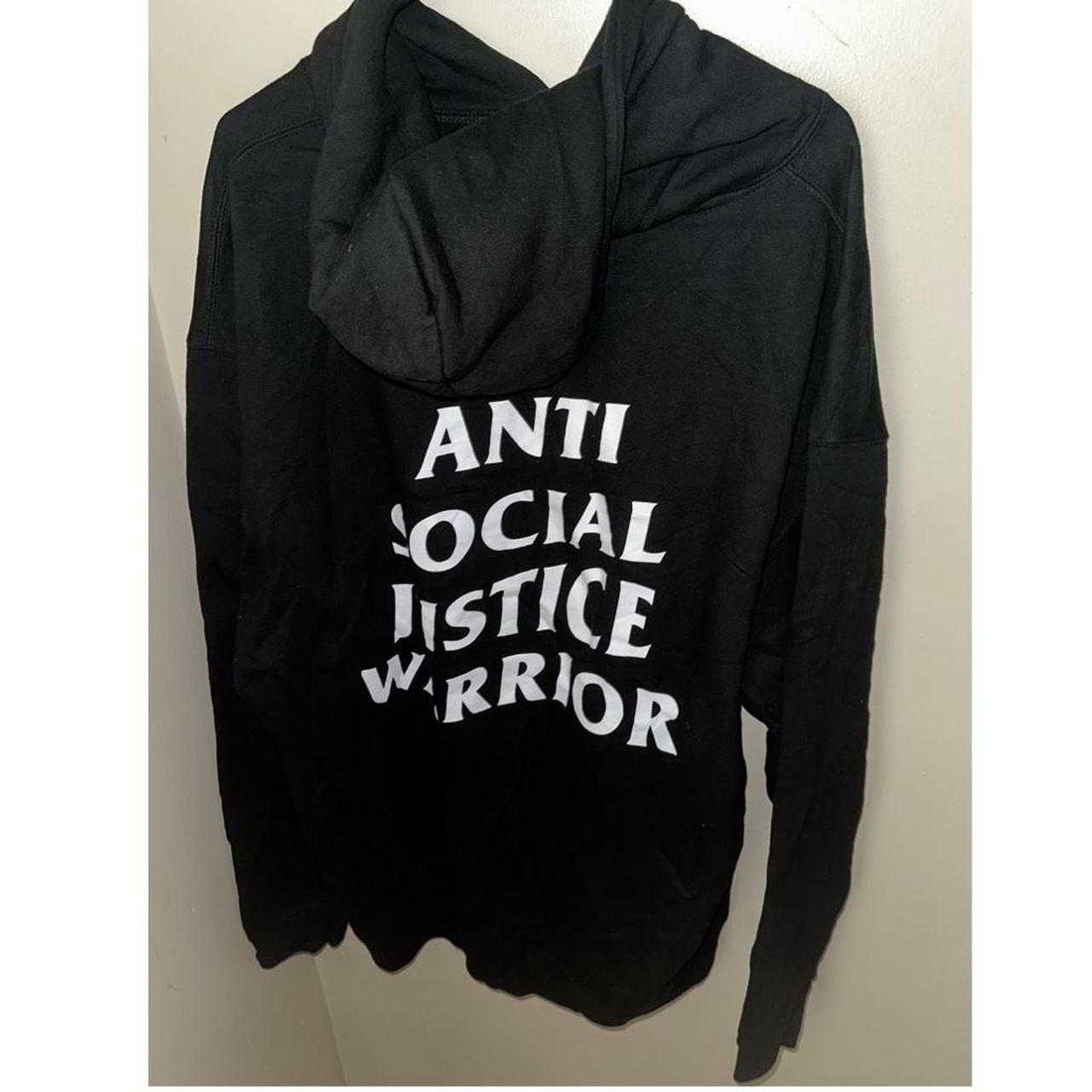 Anti social justice warrior hoodie sale