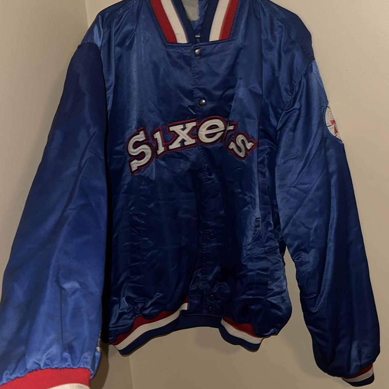 76ers Puffer Jacket i’m used condition. some... - Depop