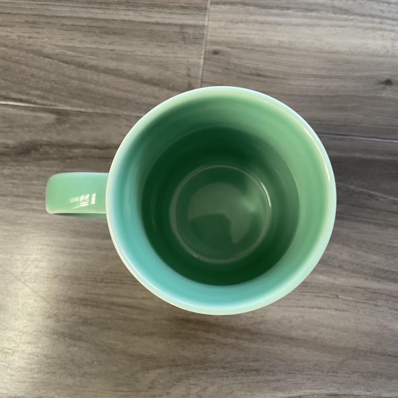 New Starbucks Coffee Cup Jade Green Embossed Daisy... - Depop