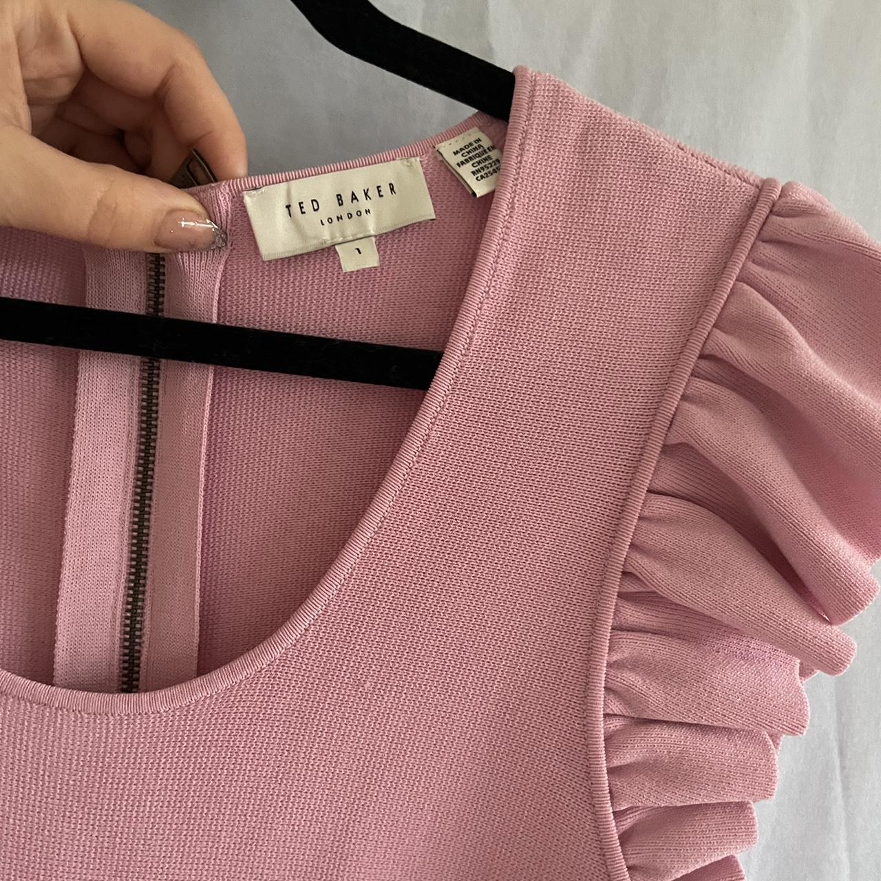 Ted Baker Milasen Ruffle Fit Flare Dress,