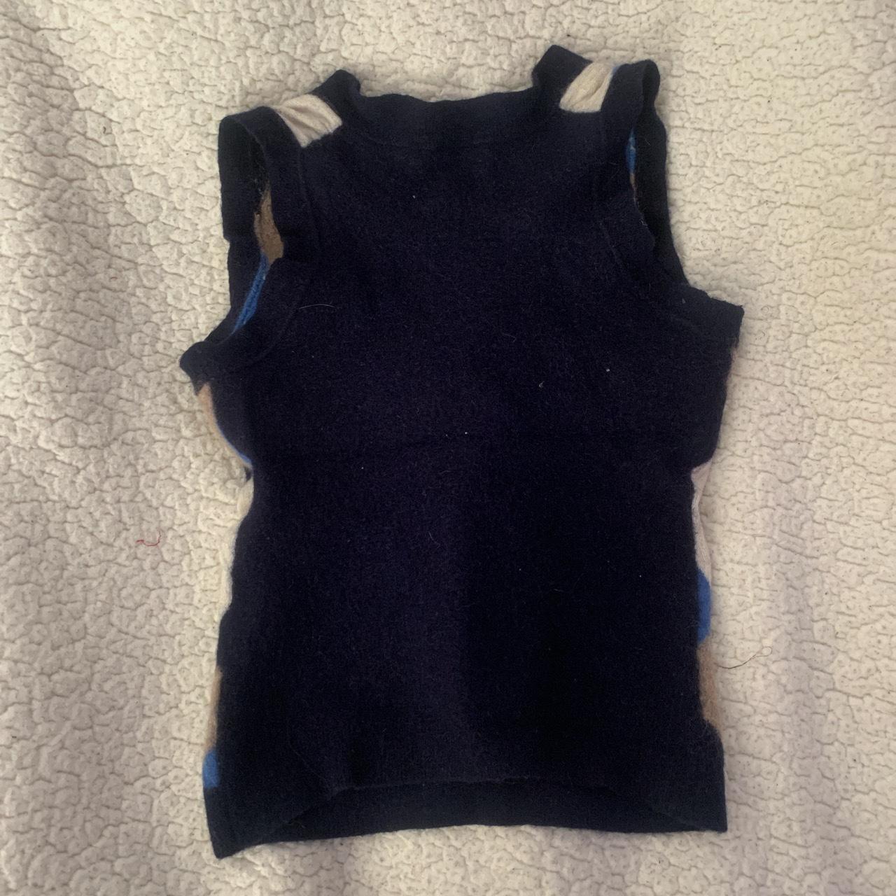 J. Crew Argyle Sweater Vest Size S Material •... Depop