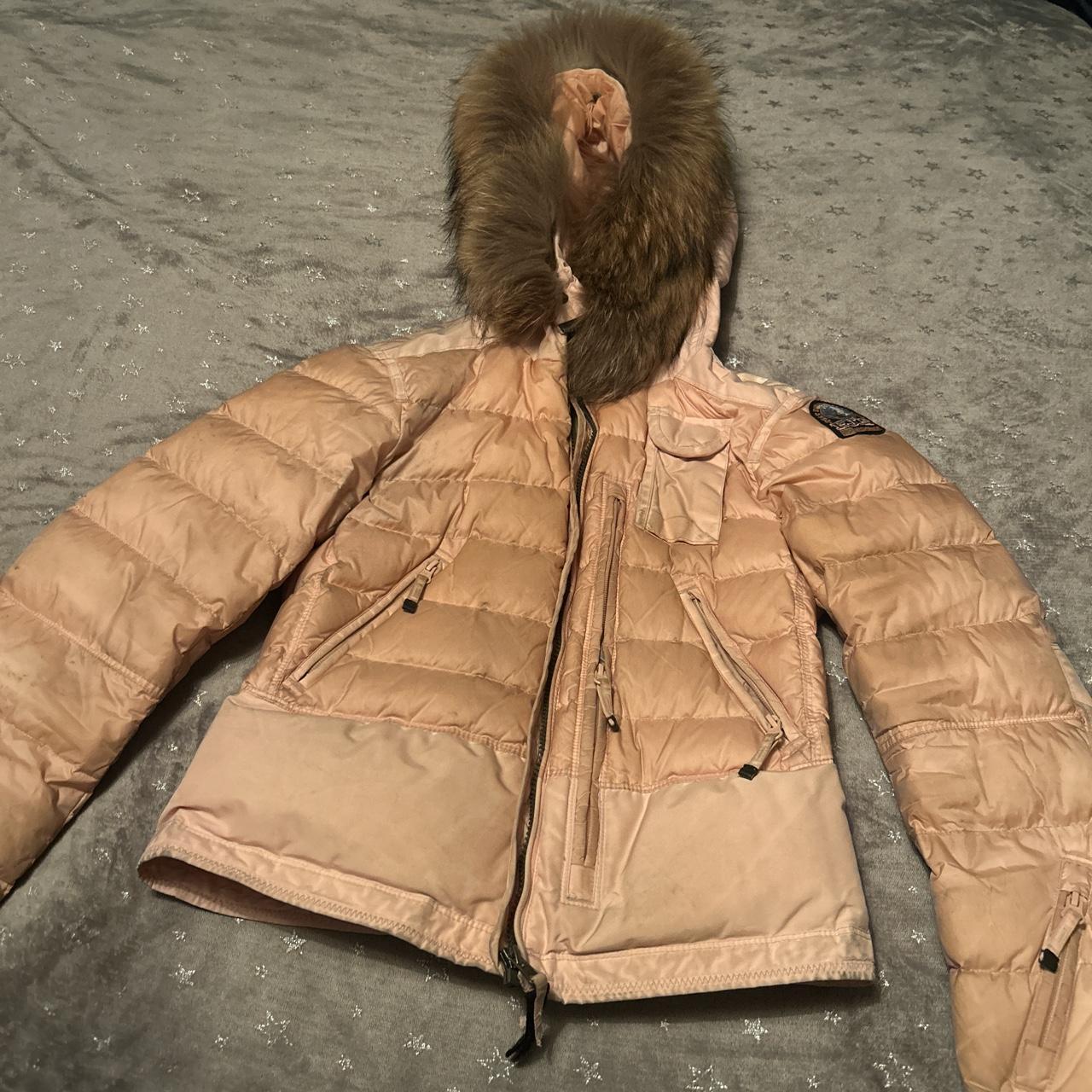 Pink parajumper perfect condition no rips, just... Depop