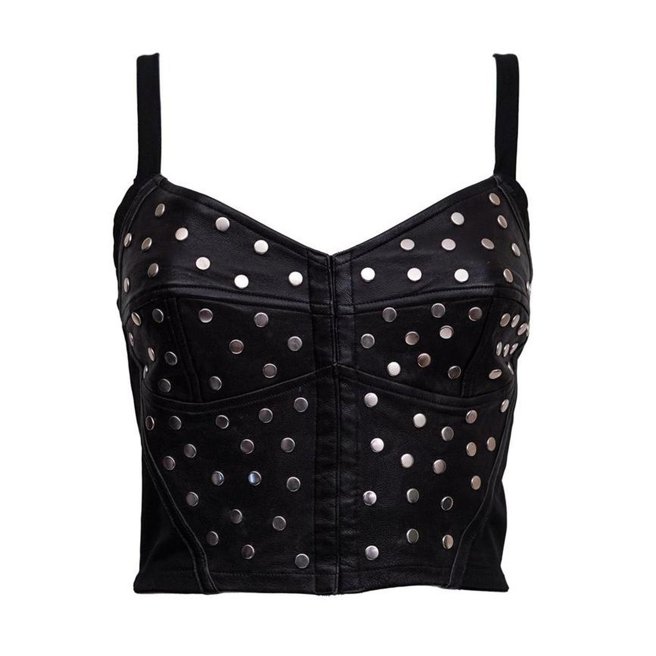 DOLCE&GABBANA Polka Dot Corset Camisole Vintage Dolce and Gabbana