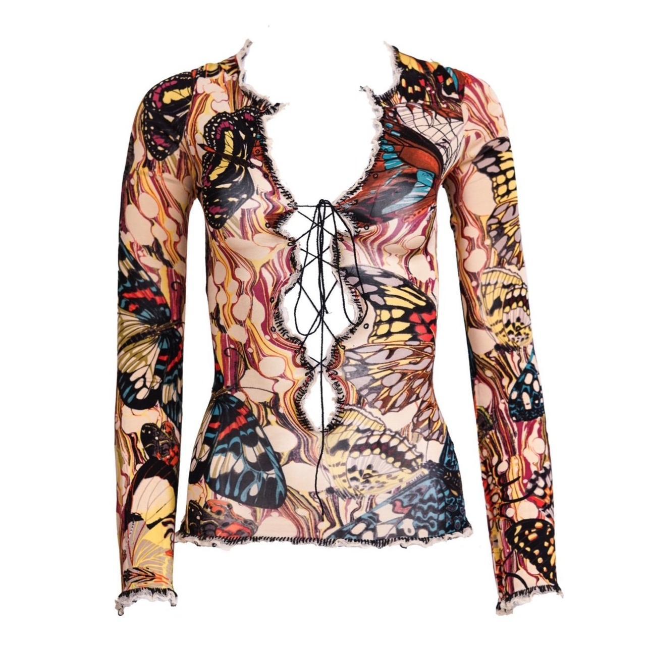 美品　90s Jean Paul GAULTIER パフスリーブトップス Jean paul gaultier top mesh | The Webster