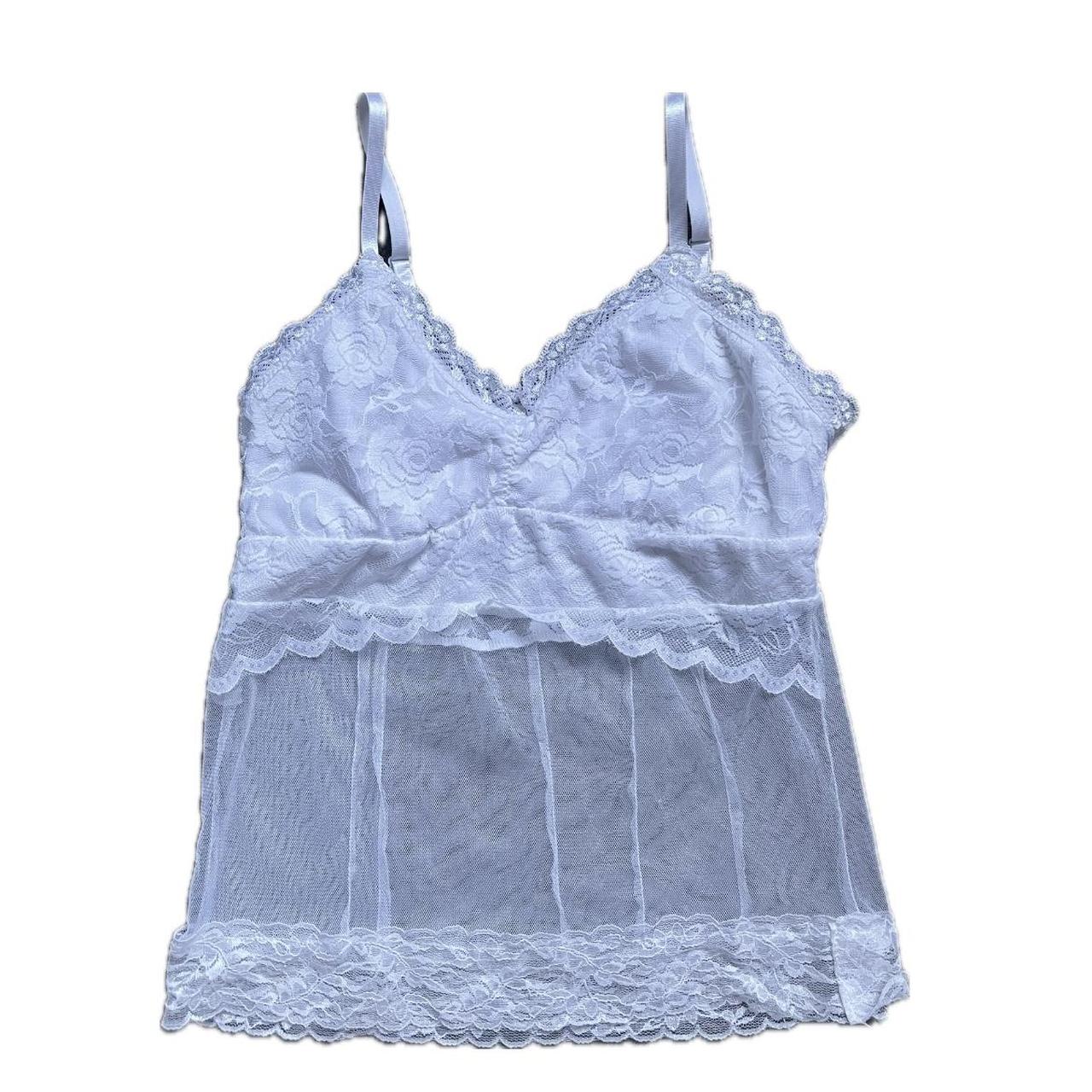 Vintage Lace Mesh Babydoll Tank Top 🕊️🕊️ the most... Depop