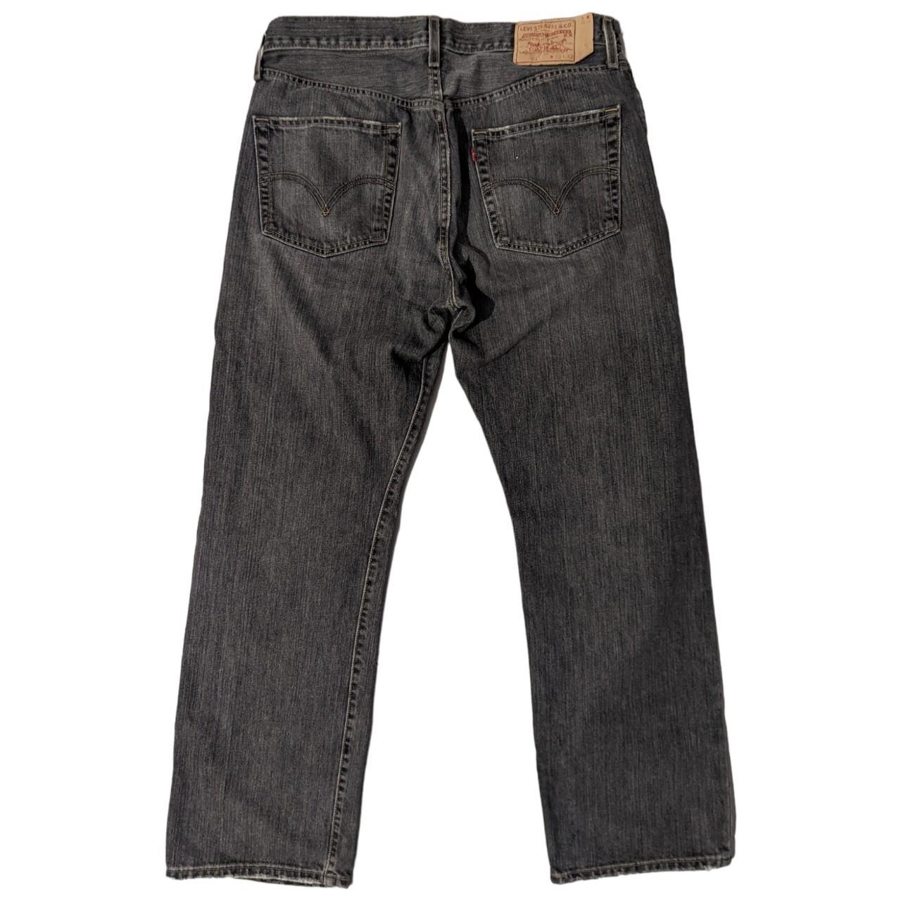 📸 Levi Grey Wide-Legged 00's Baggy Jeans... - Depop