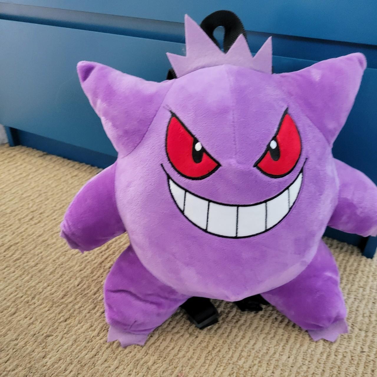 plushie stuffy cuddly Gengar rare backpack with... - Depop