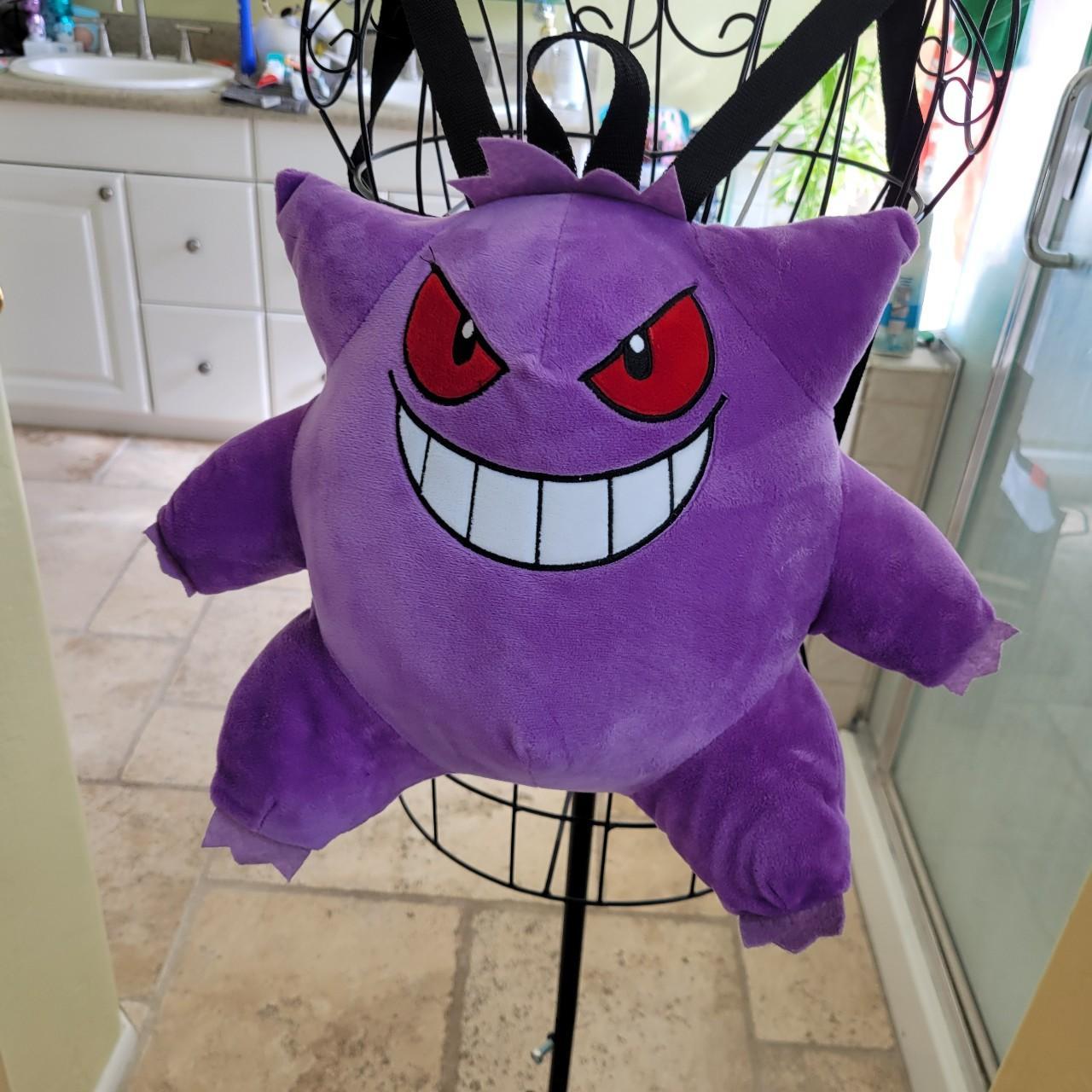 plushie stuffy cuddly Gengar rare backpack with... - Depop