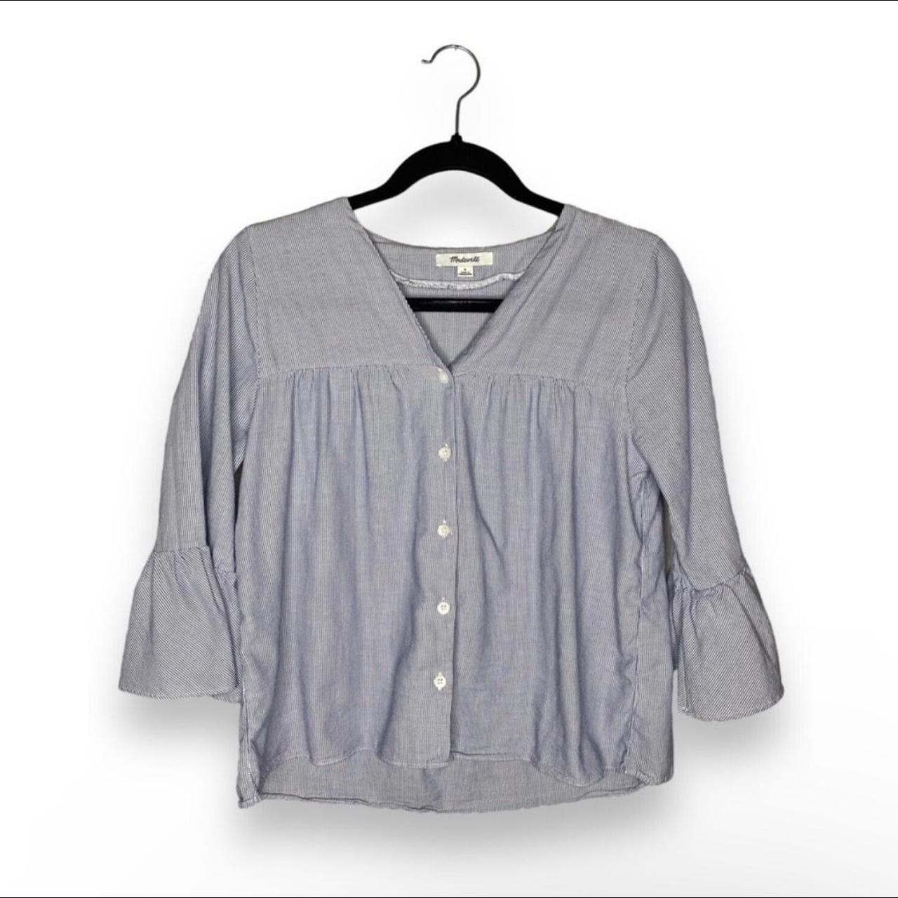 madewell veranda bell sleeve shirt