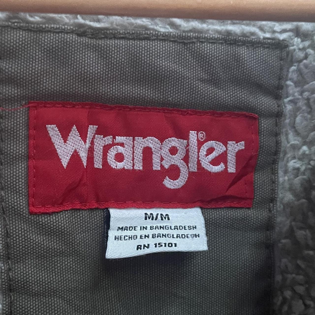 VINTAGE WRANGLER WORKWEAR JACKET SIZE:... - Depop