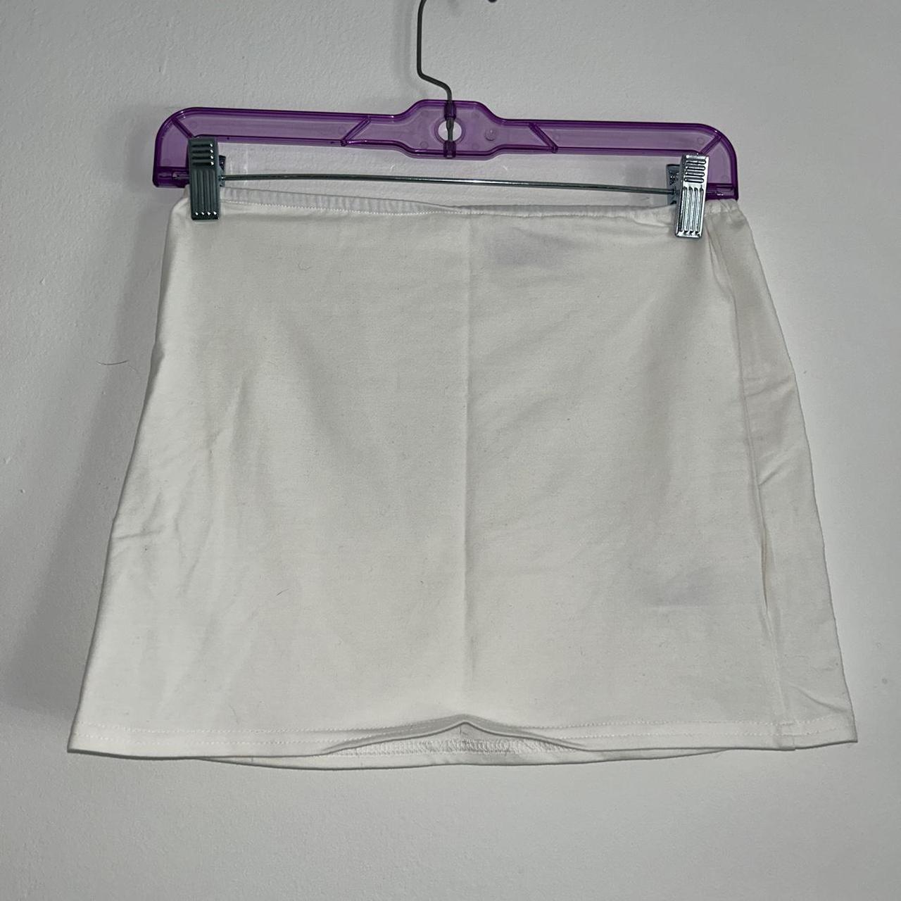 Edikted Women's White Skirt | Depop