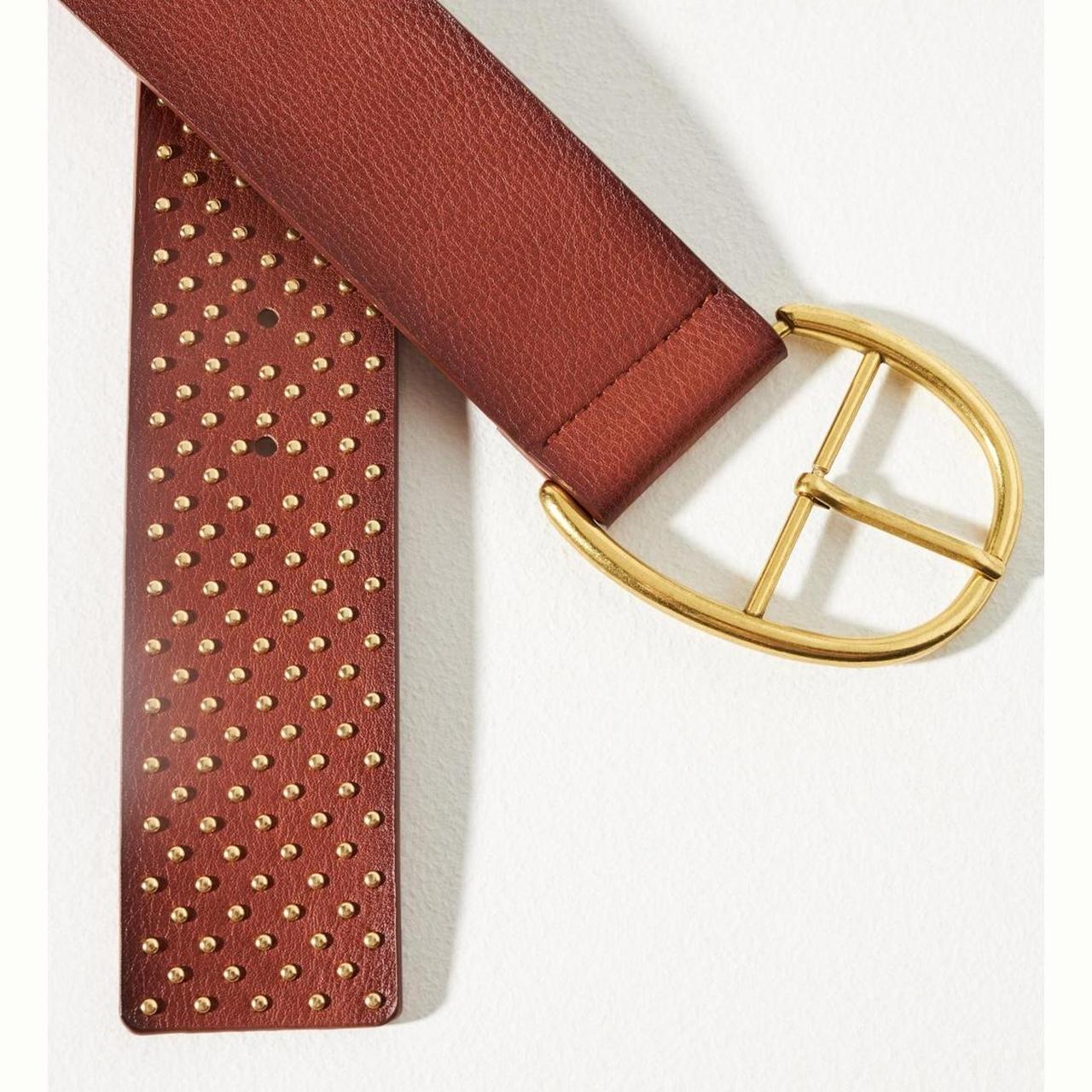 Anthroplogie Low-Slung Studded Belt with