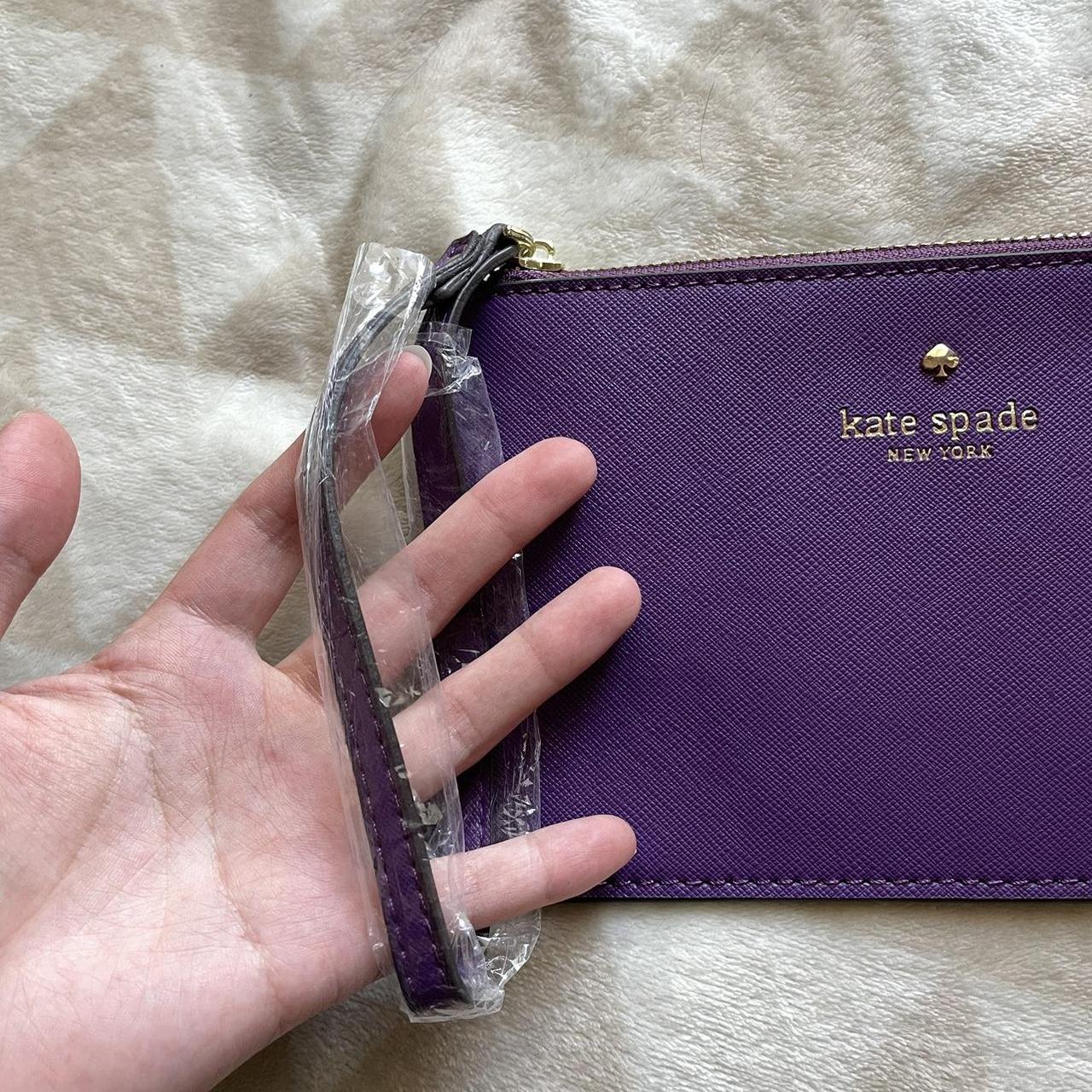 Kate spade best sale purple wristlet