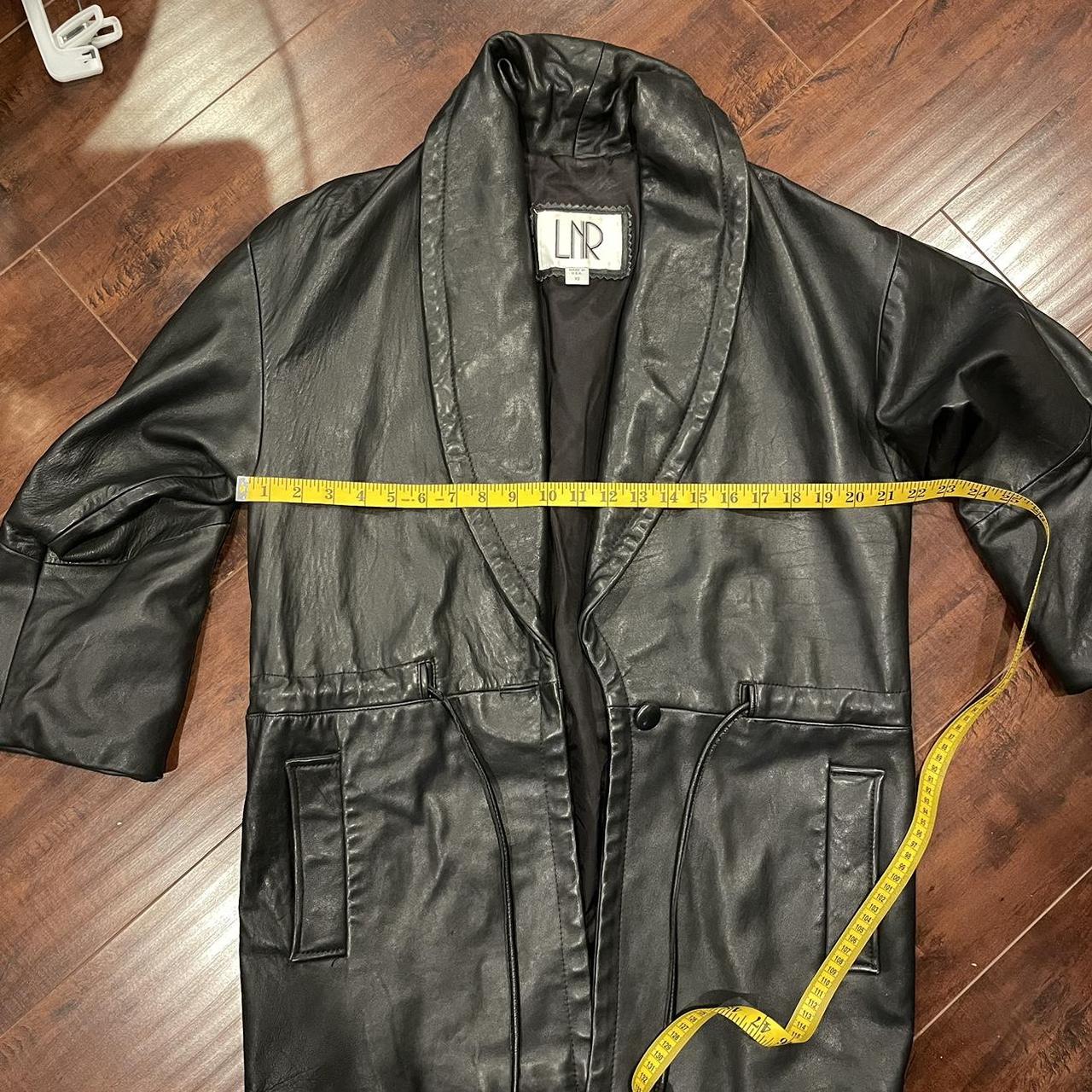 Lnr leather outlet coat