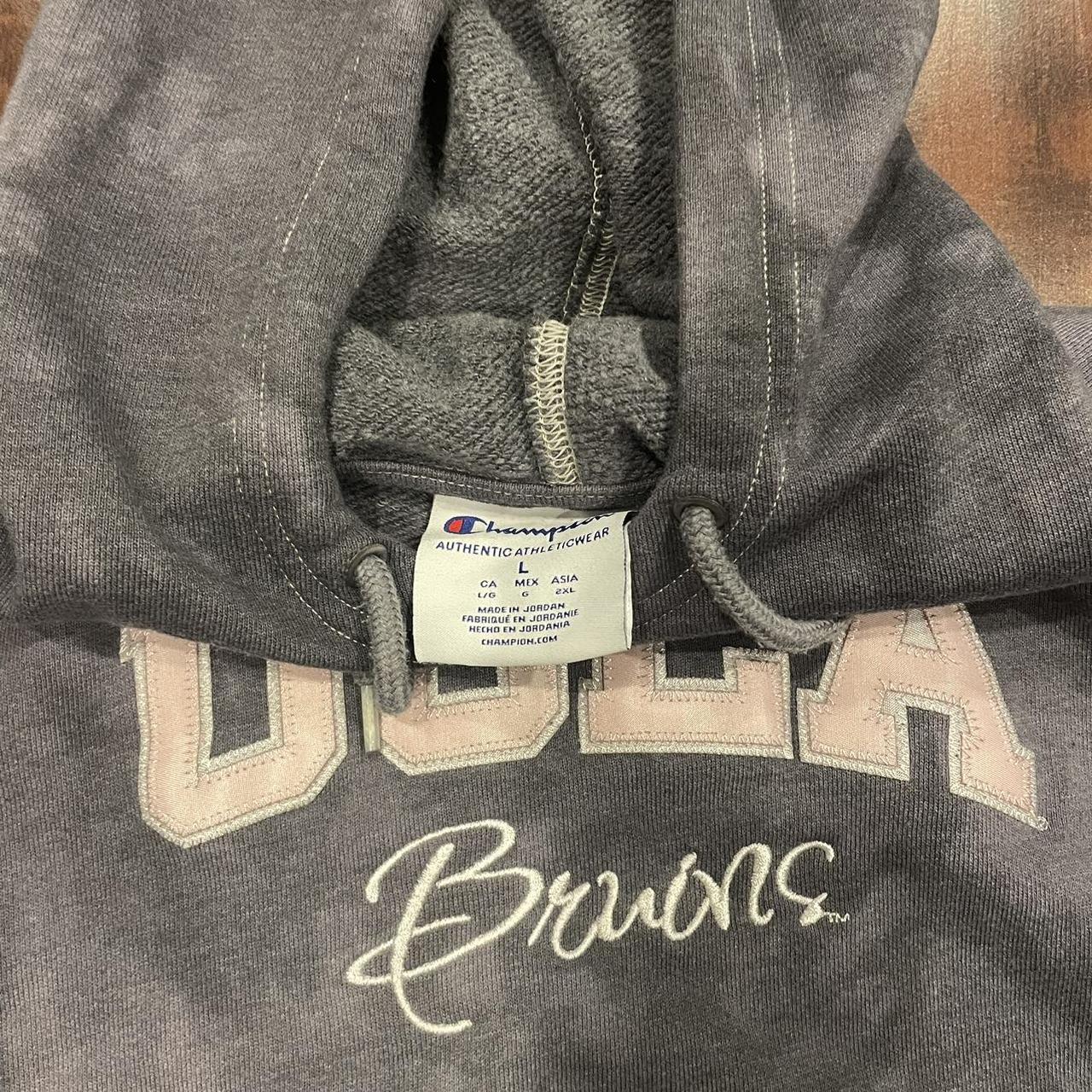 UCLA hoodie with pink letters! Size women’s medium... Depop