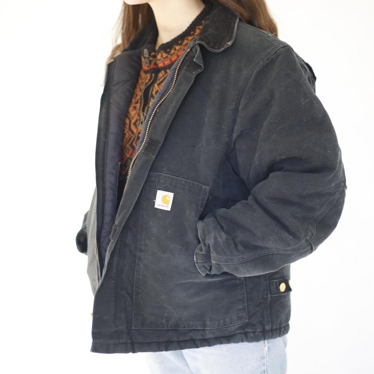 vintage collared carhartt jacket vintage carhartt... Depop
