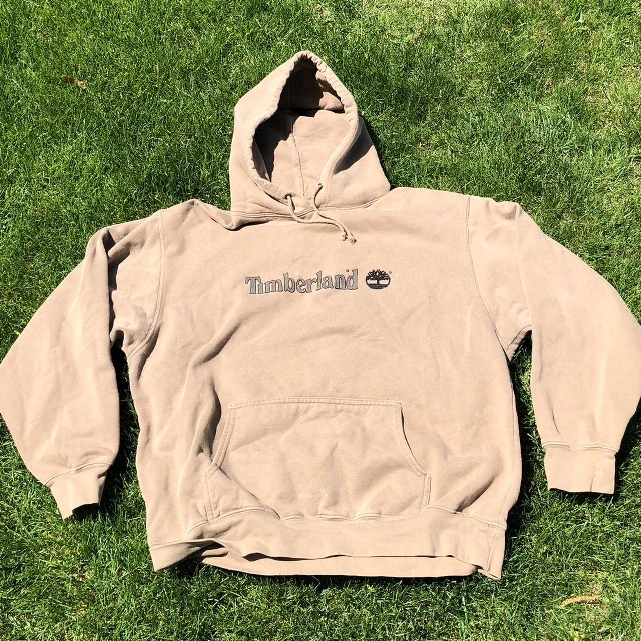 Timberland Men's Tan and Brown Sweatshirt