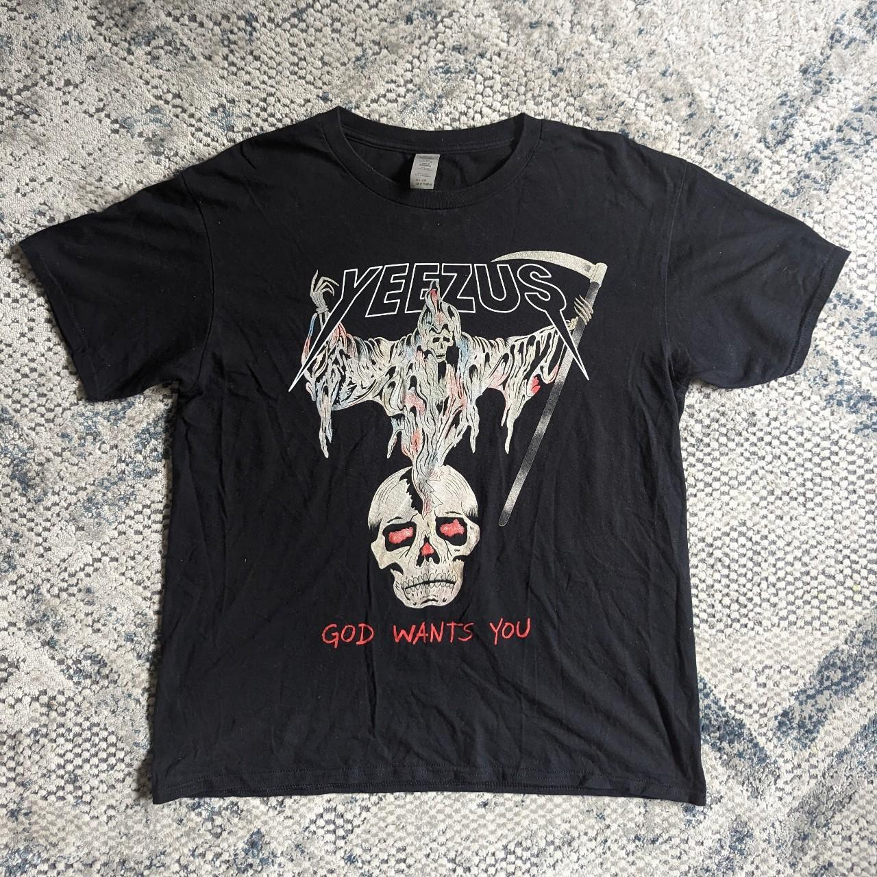 Kanye West yeezus tour t shirt marked size L - Depop