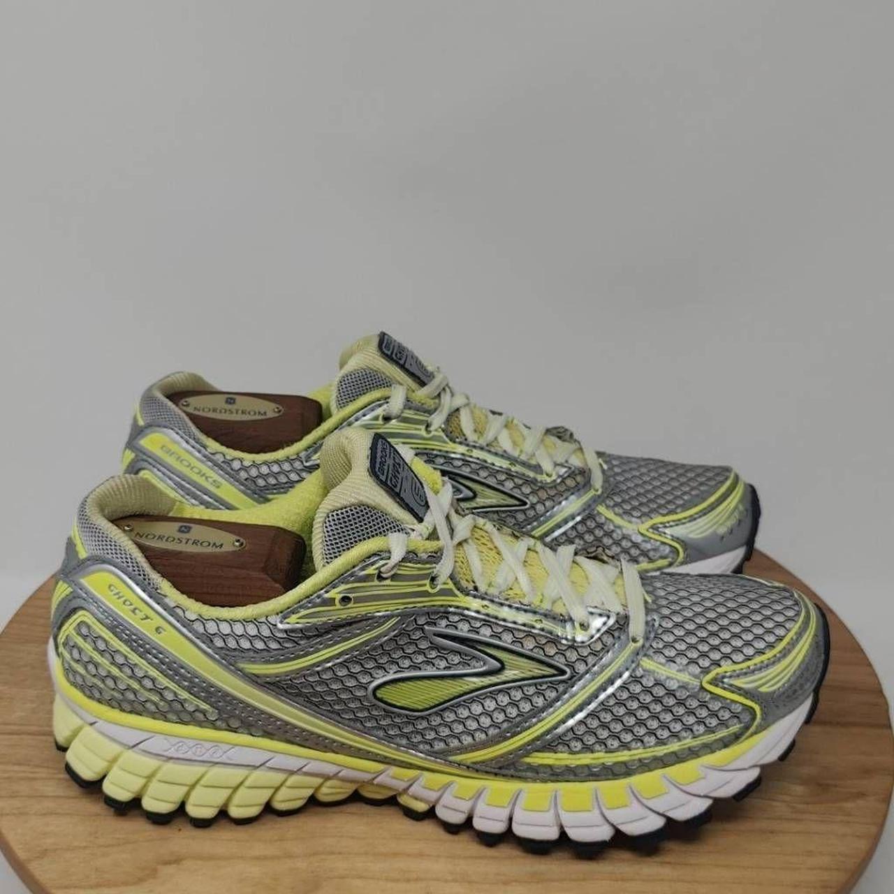 Brooks Ghost 6 Running Shoes Womens Size 9 Neon... Depop