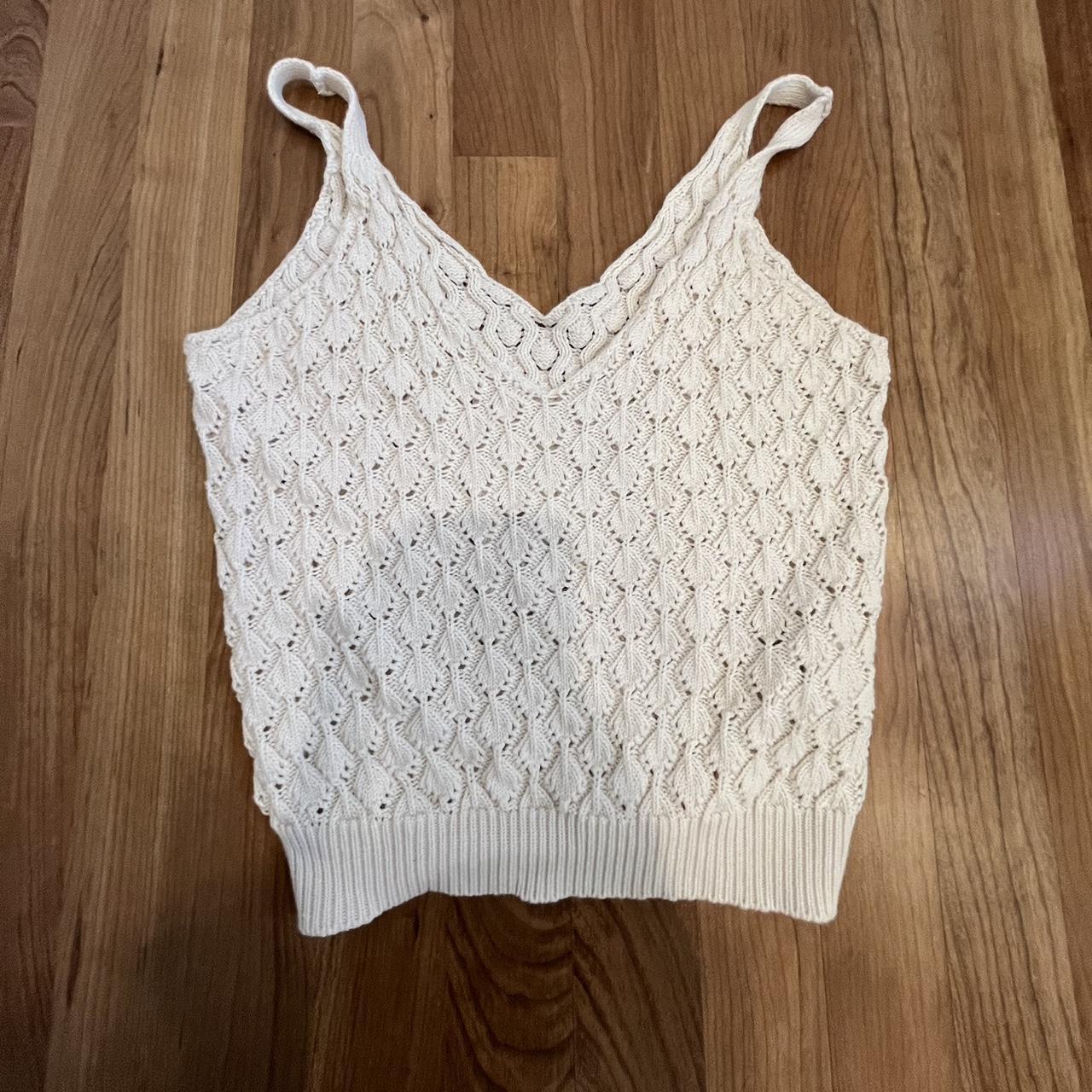 Brandy Melville crochet top in perfect condition