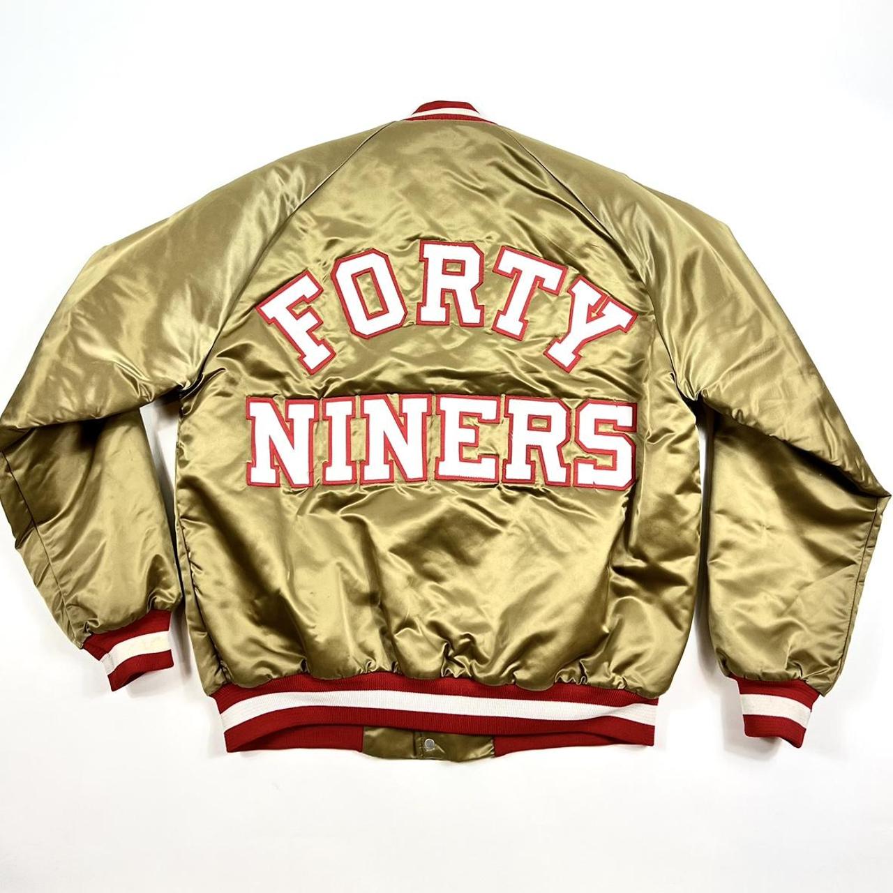 Vintage San Francisco 49ers chalkline jacket - Depop