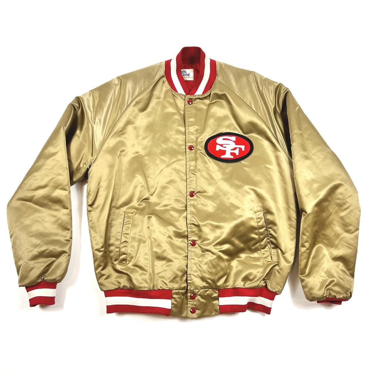 Vintage San Francisco 49ers chalkline jacket - Depop