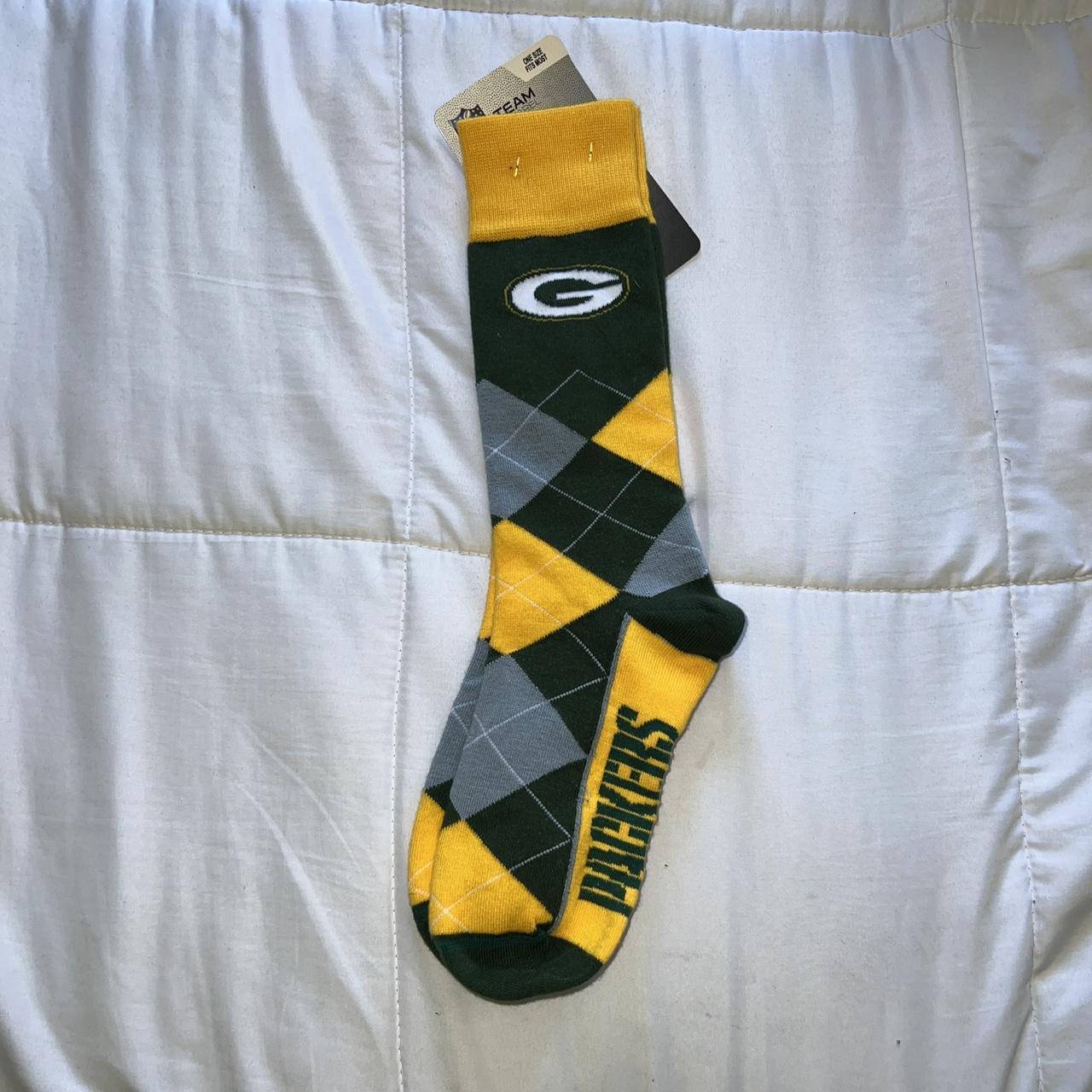 Green Bay Packers Socks Size One size fits... Depop