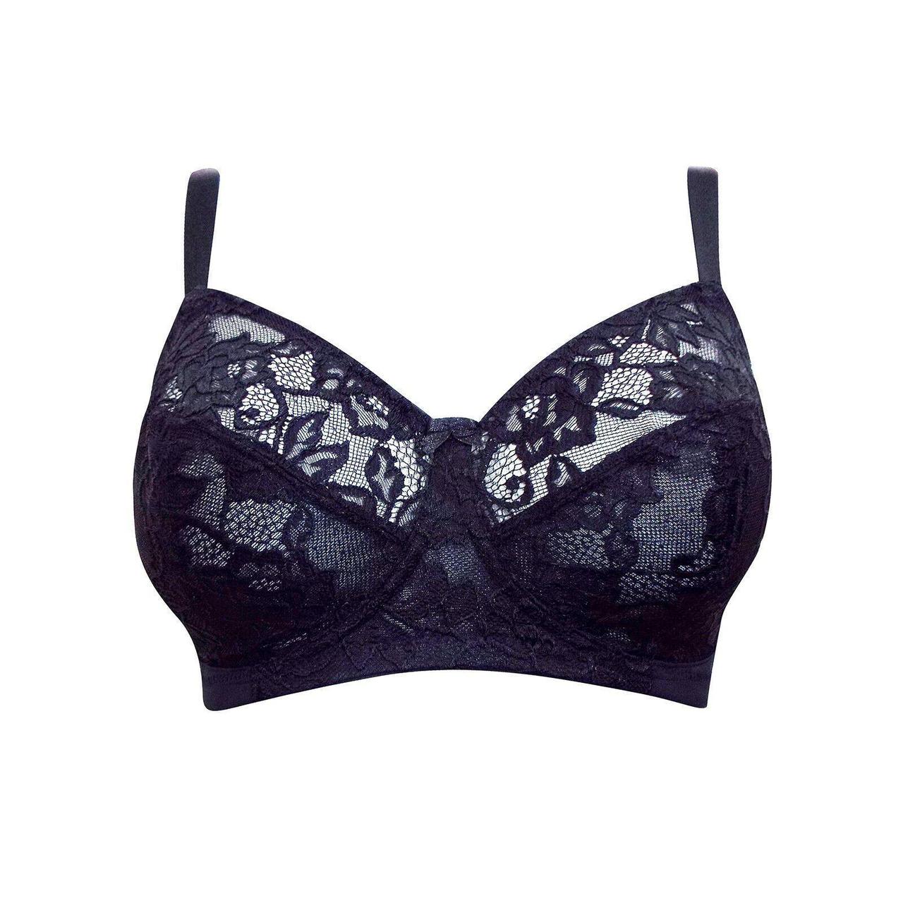 All-Over Fleur Lace Underwired Non-Padded Bra B-E, M&S Collection