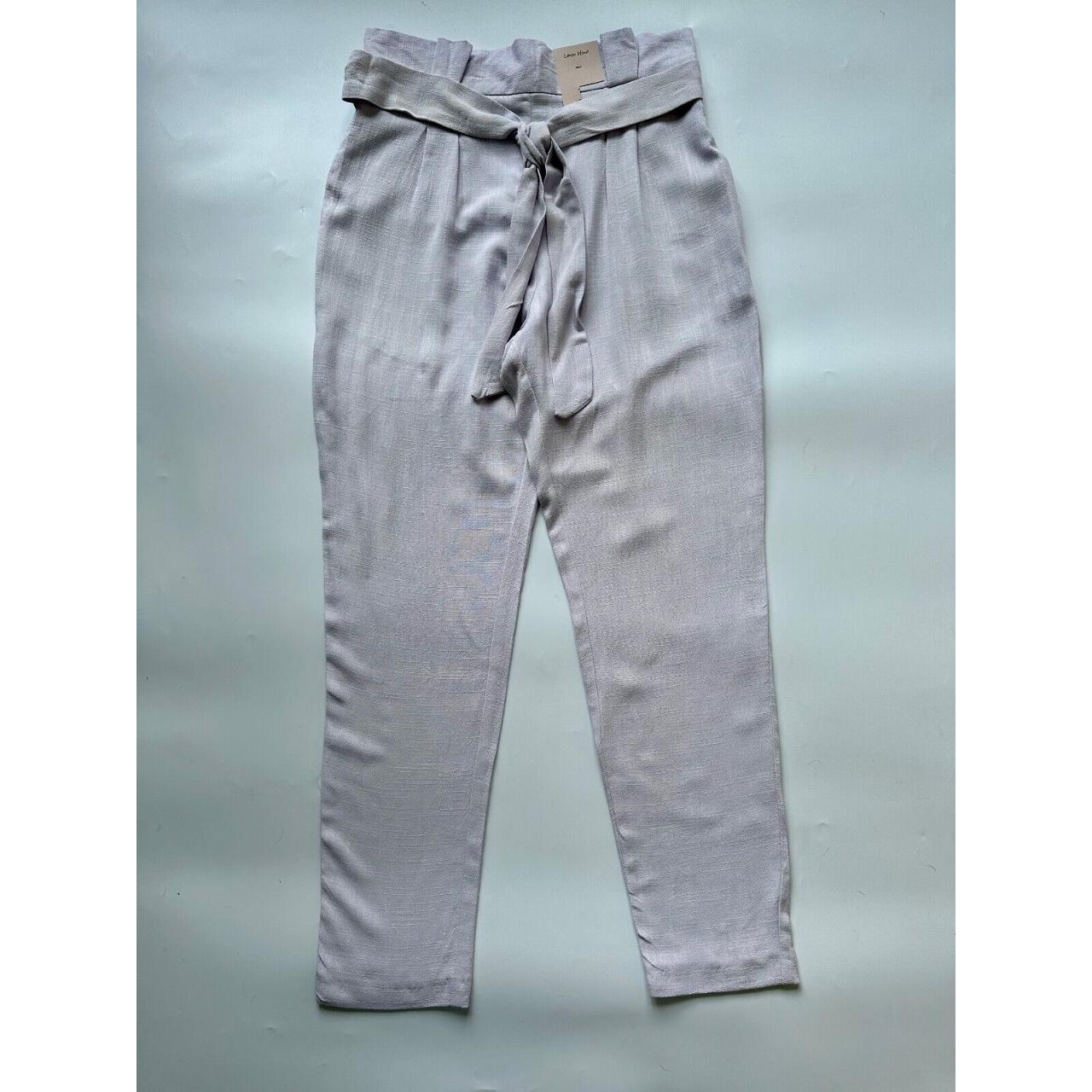 Womens TU White Linen Trousers Size 16/L30 – Preworn Ltd