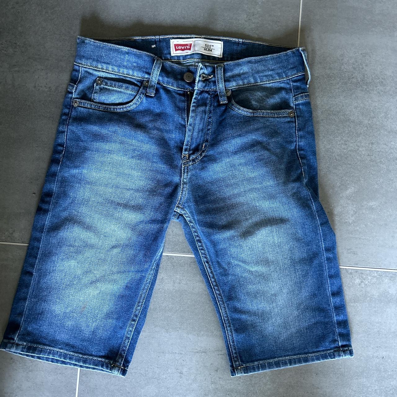 Kids original Levi shorts Style 511 Zip fly Size... Depop