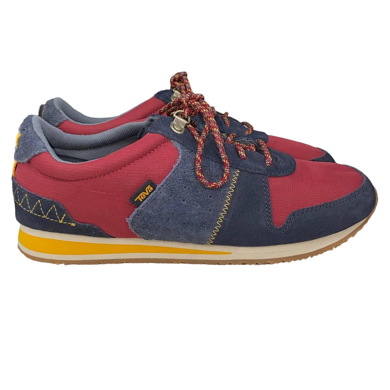 Teva Women s Highside 84 Red Navy Lace Up Sneakers Depop