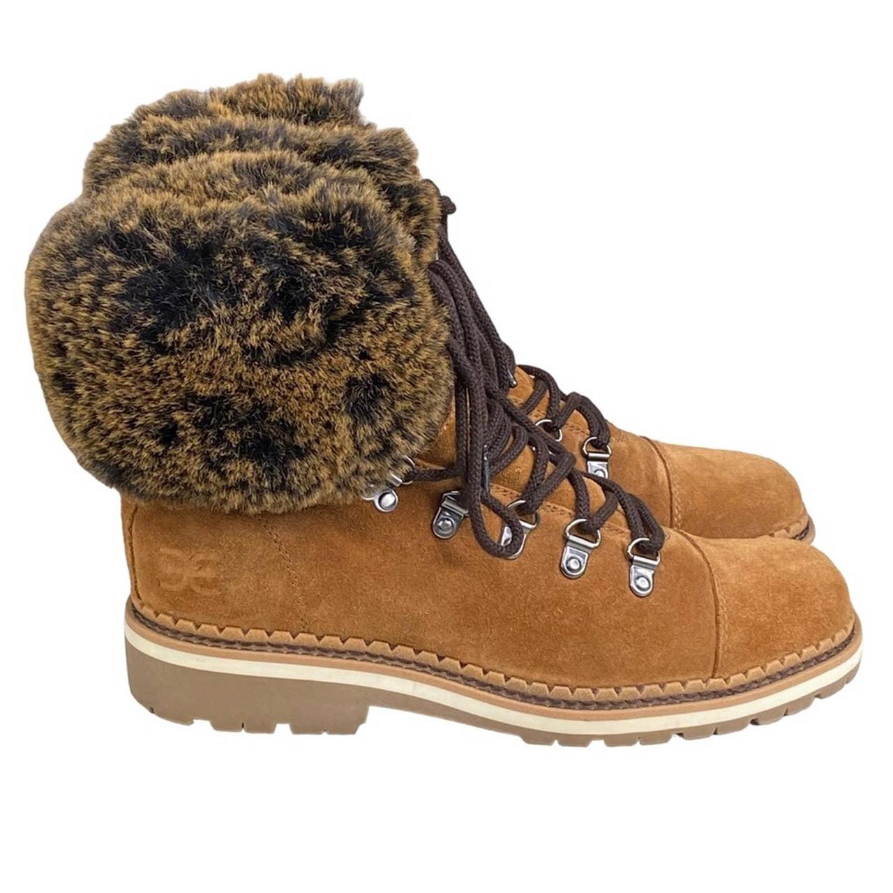 Sam edelman women's bowen fur & 2025 suede hiking boots