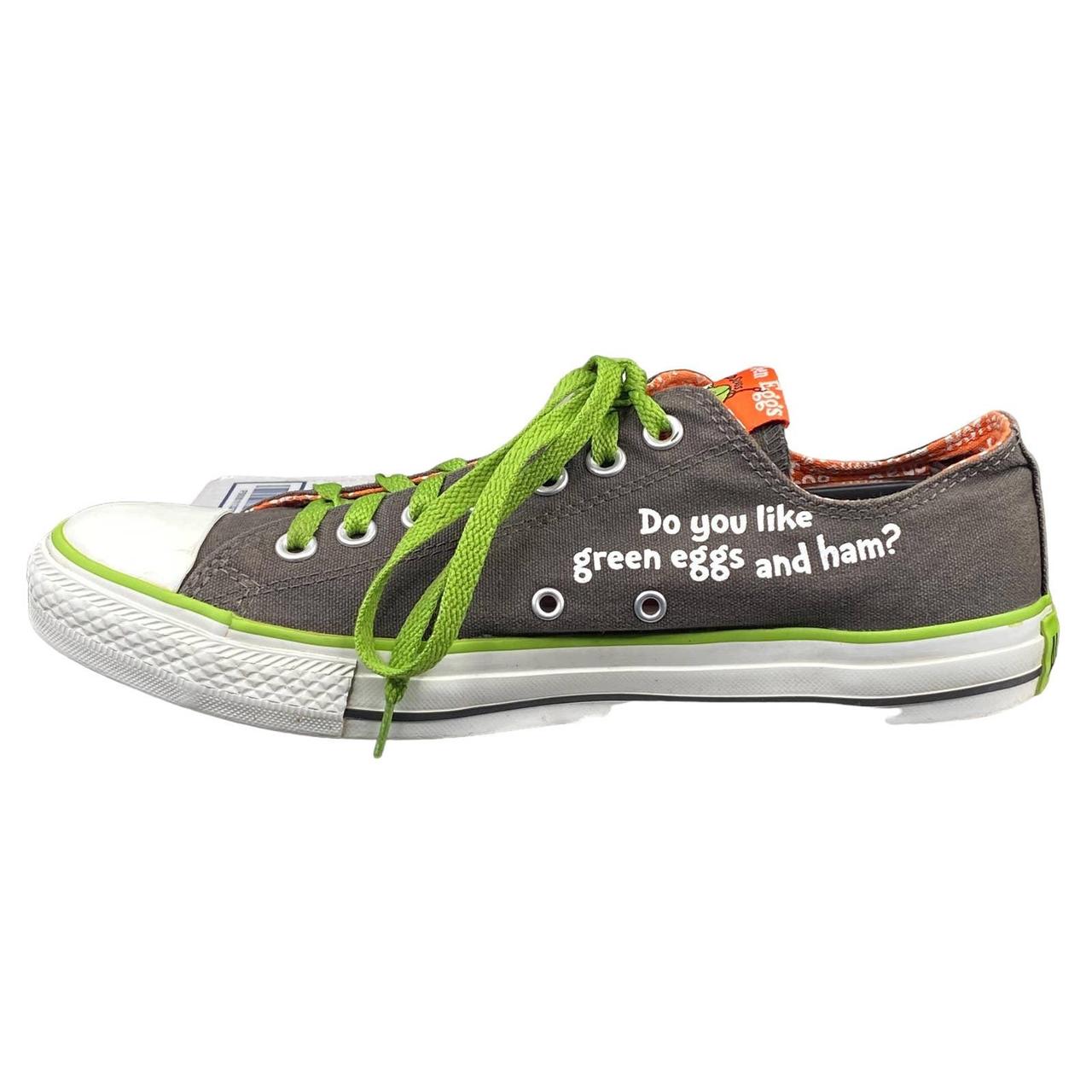 Green eggs and ham on sale converse