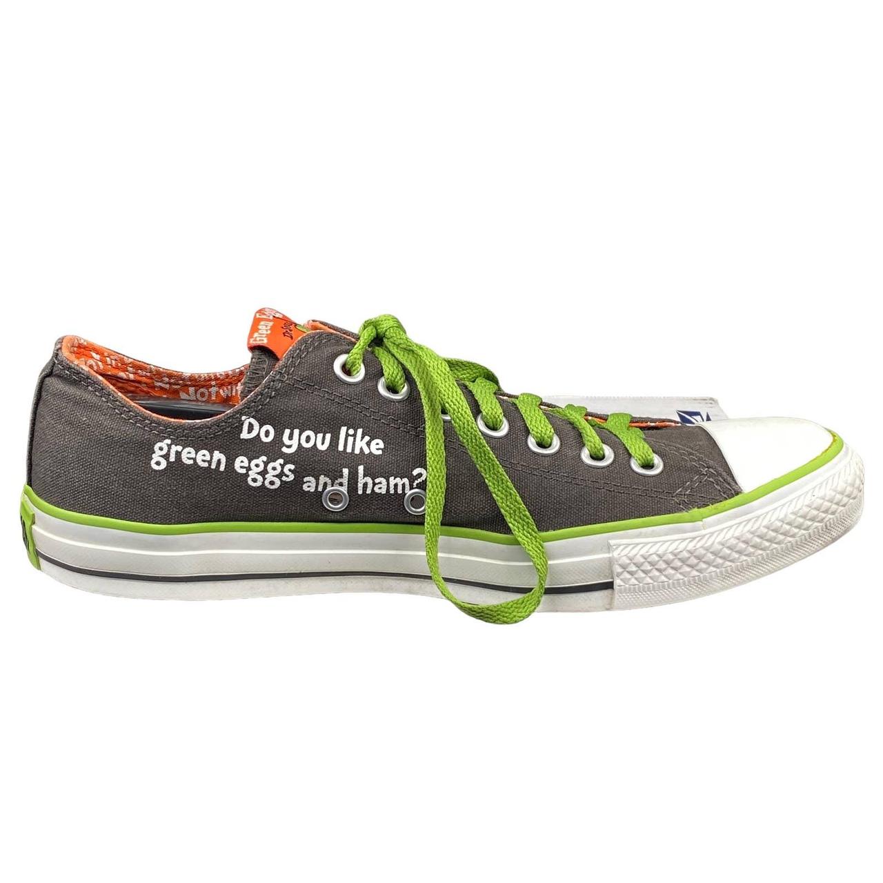 Green eggs and ham on sale converse