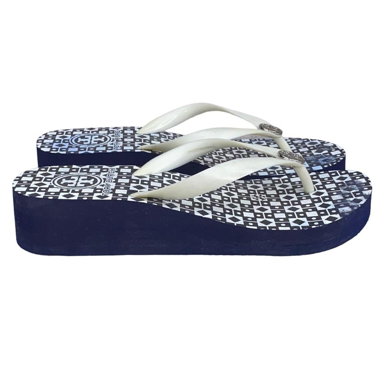 Tory burch clearance thong wedge sandals