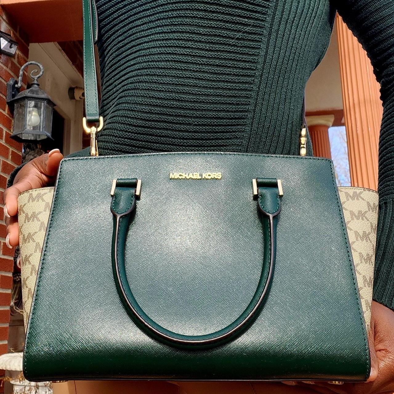 Gorgeous Michael Kors Emerald Green Handbag Very. Depop